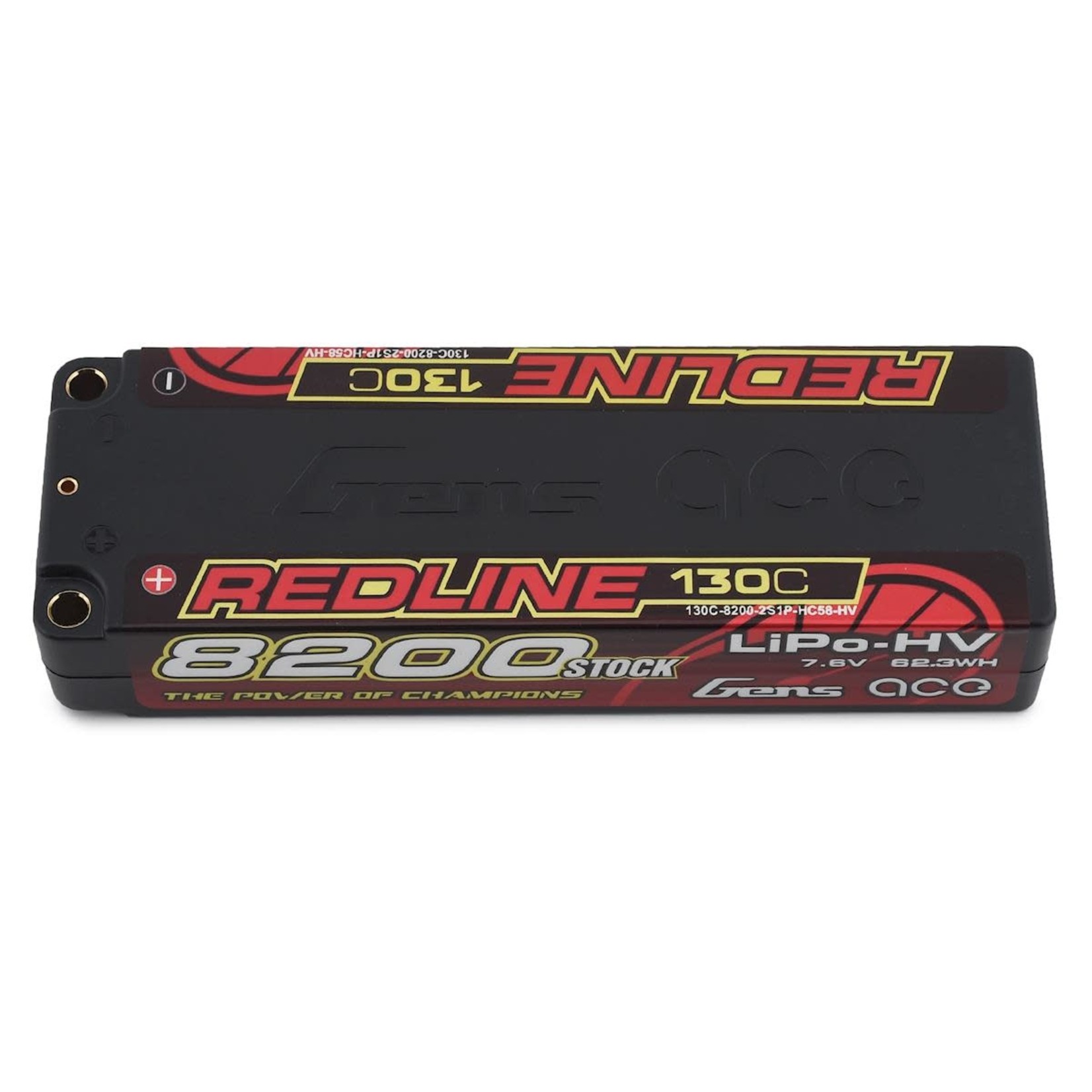 Gens Ace Gens Ace Redline 2S LiHV LiPo Battery 130C (7.6V/8200mAh) #GEA82002S13D5
