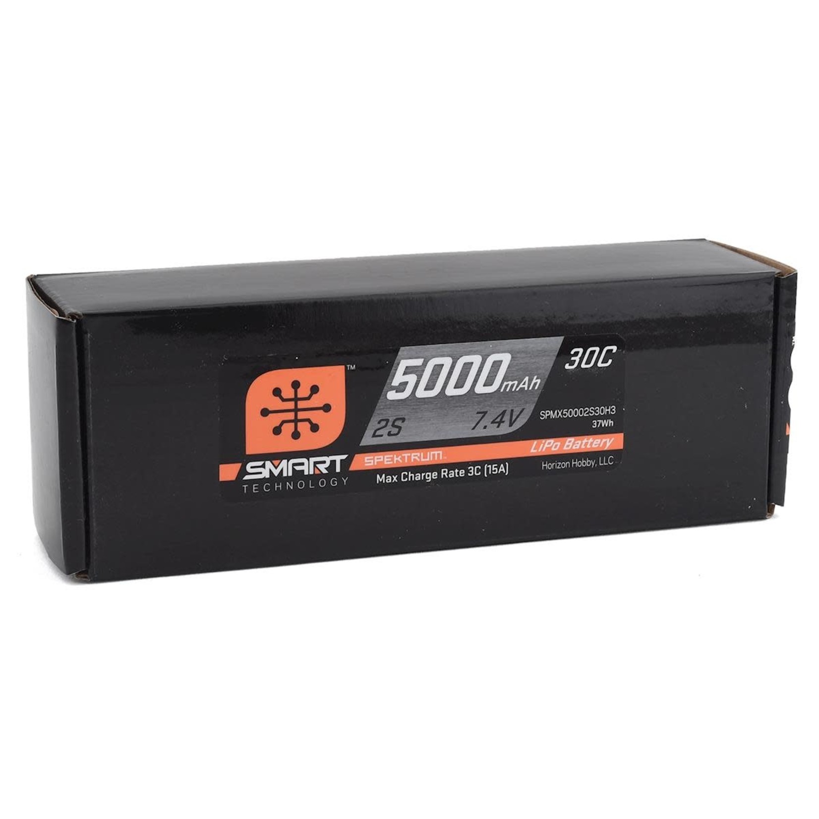 Spektrum #SPMX50002S30H3 Spektrum RC 2S Smart LiPo Hard Case Battery Pack w/IC3 Connector (7.4V/5000mAh)