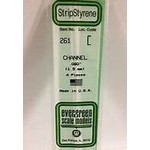 Evergreen Scale Models Evergreen Scale Models 261 - .060" (1.5MM) Opaque White Polystyrene Channel #261