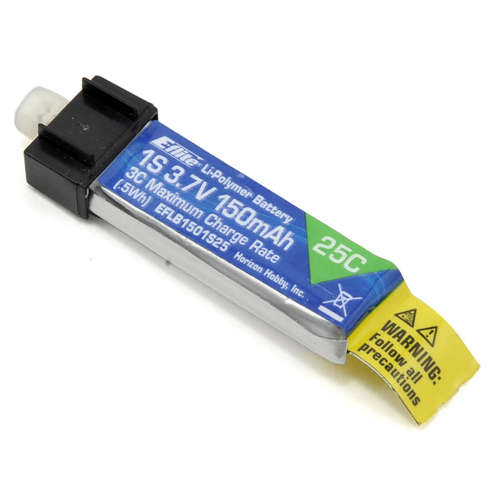 E-flite E-flite 1S LiPo Battery 25C (3.7V/150mAh) #EFLB1501S25