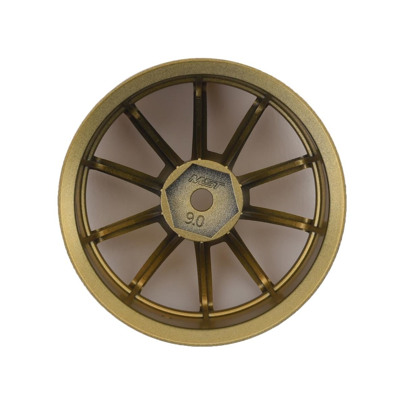 MST MST GTR Wheel Set (Gold) (4) (9mm Offset) w/12mm Hex #832068GD