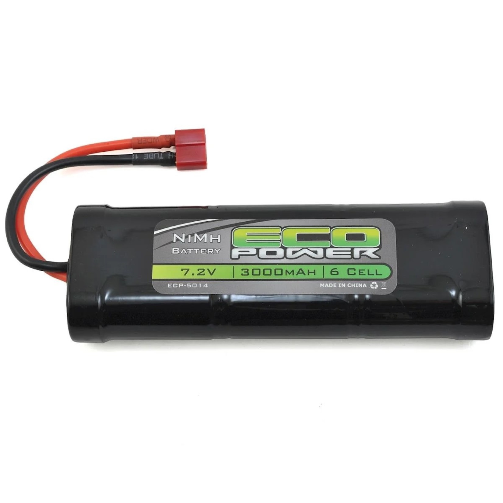 EcoPower #ECP-5014 EcoPower 6-Cell NiMH Stick Pack Battery w/T-Style Connector (7.2V/3000mAh)