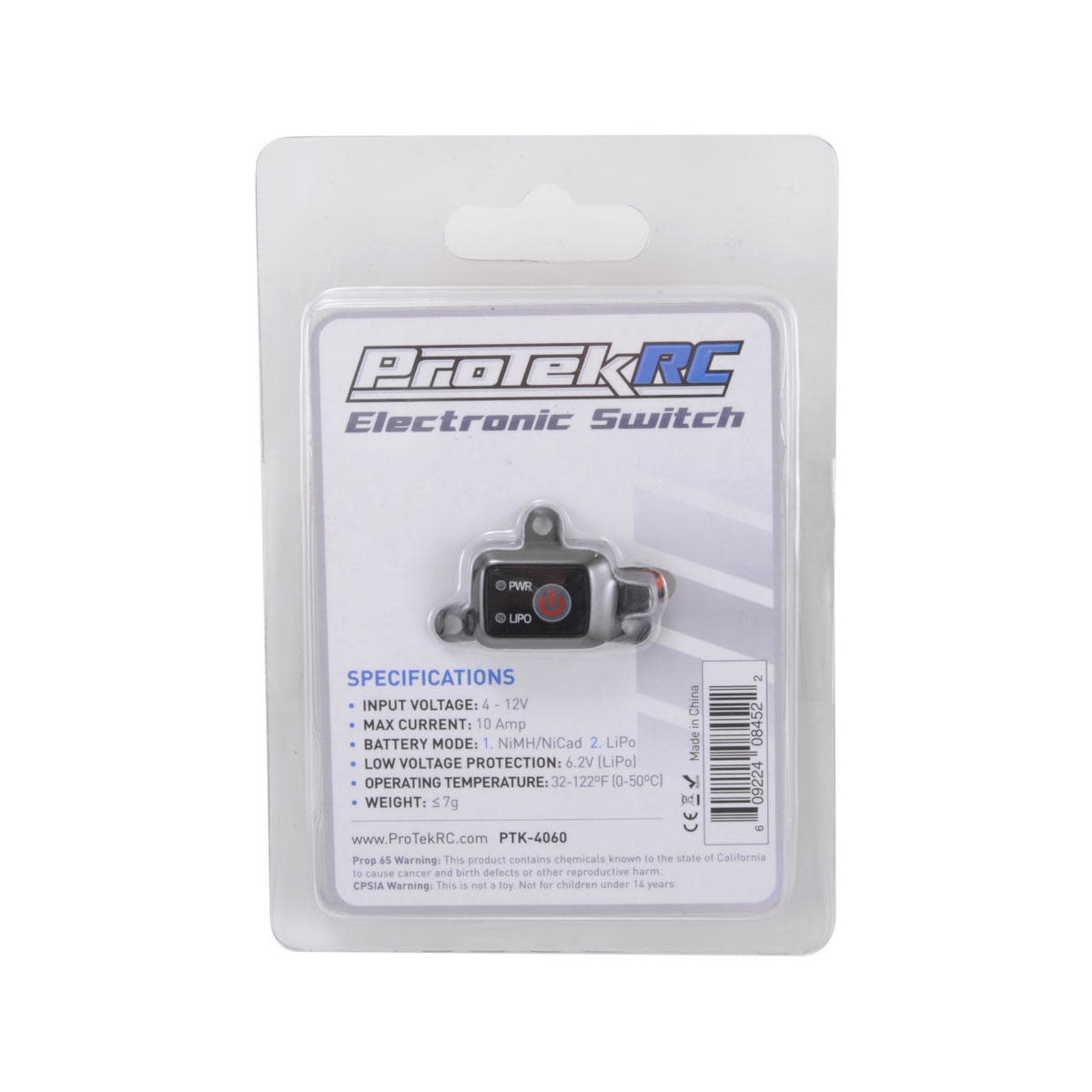 ProTek RC #PTK-4060 ProTek RC Electronic Switch w/Voltage Cutoff