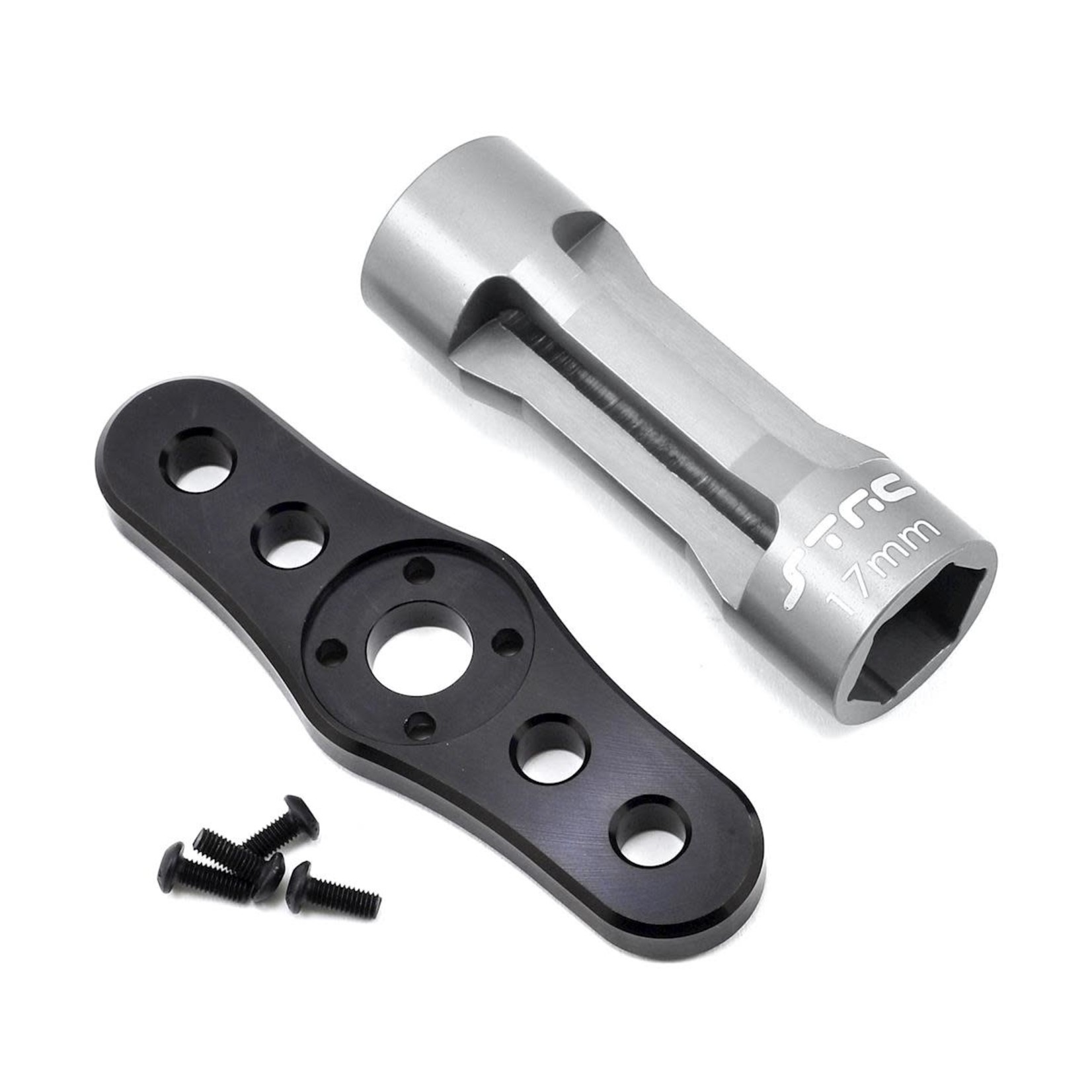 ST Racing Concepts ST Racing Concepts 17mm Light Weight T-Handle Wheel Wrench (Black/Silver) #STRA17BKS