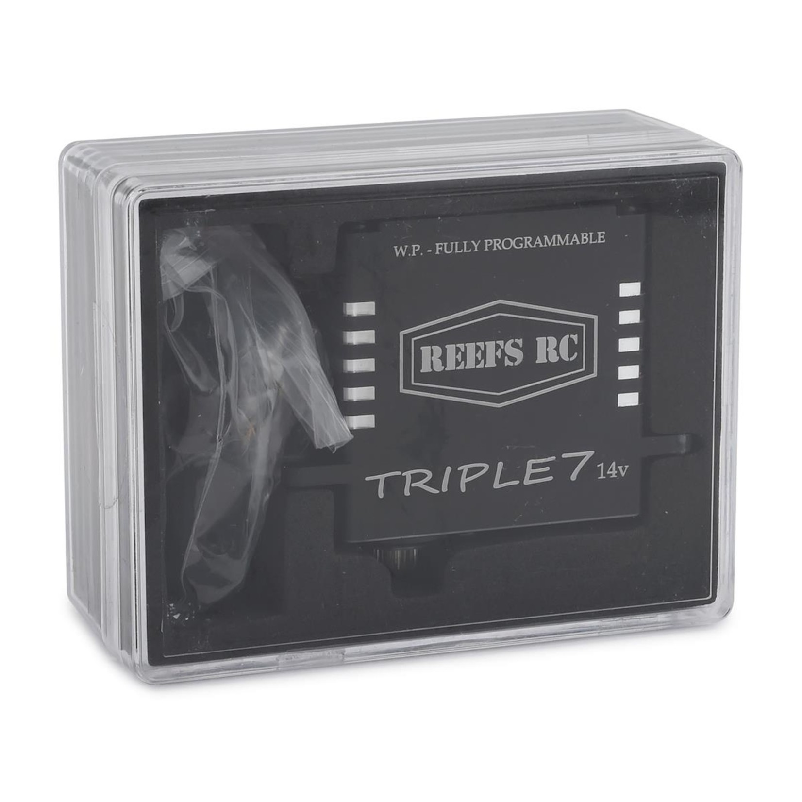 Reefs RC #REEFS777 Reefs RC Triple7 14V Programable High Torque Steel Gear Digital Brushless Servo (High Voltage)