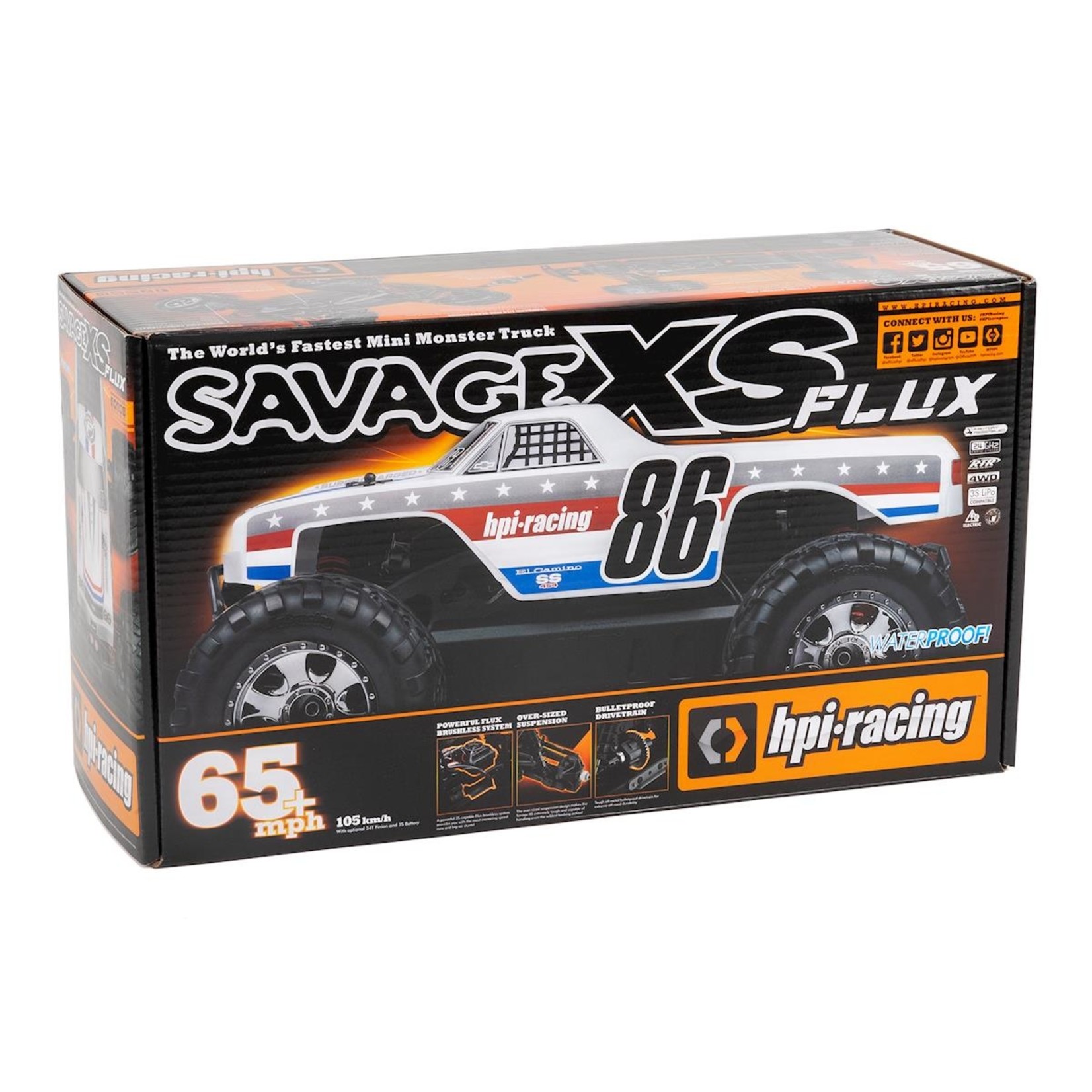 HPI Savage XS Flux El Camino 4WD RTR Mini Monster Truck w