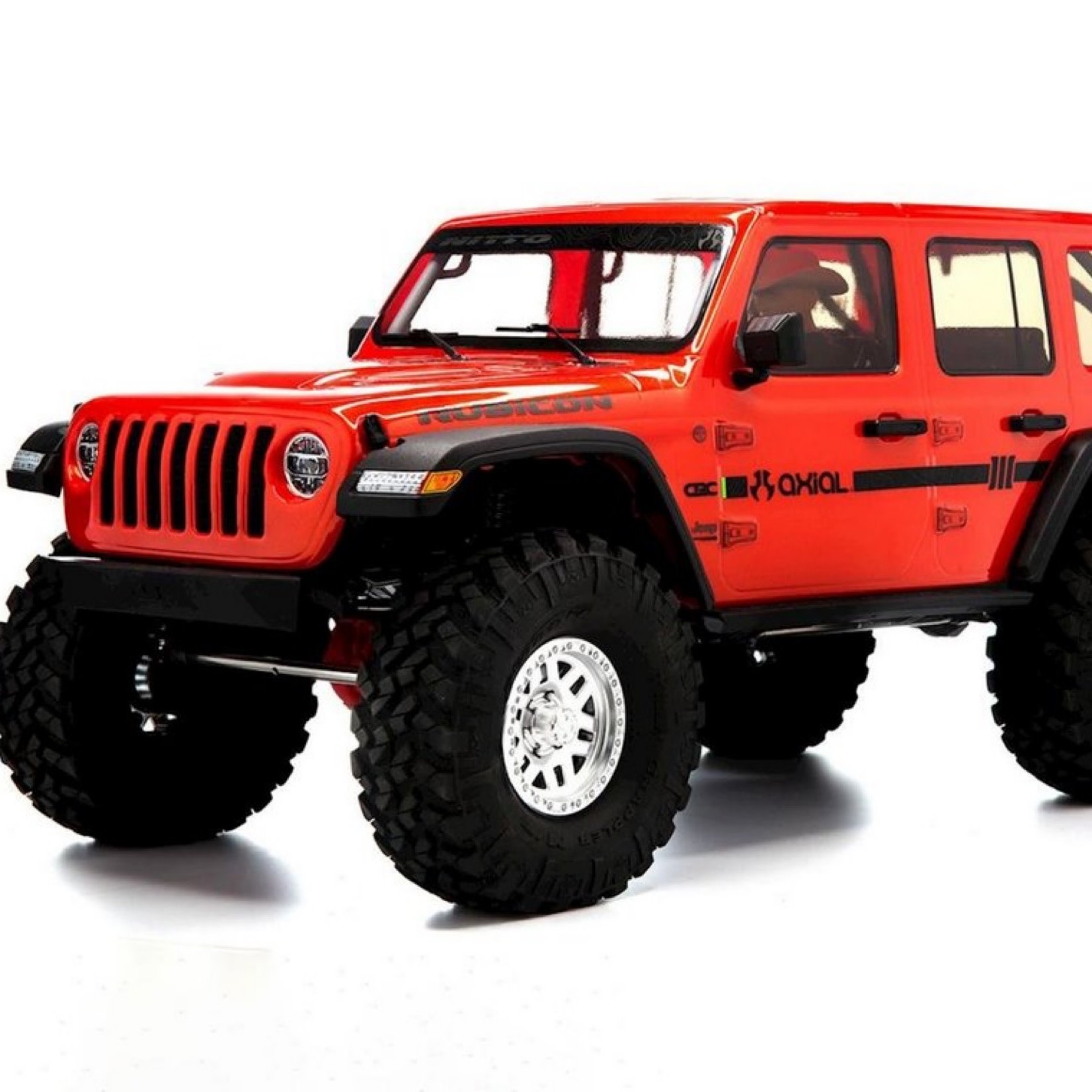 Axial Summer Sale #AXI03003T2  Axial SCX10 III "Jeep JLU Wrangler" RTR 4WD Rock Crawler (Orange) w/Portals & DX3 2.4GHz Radio