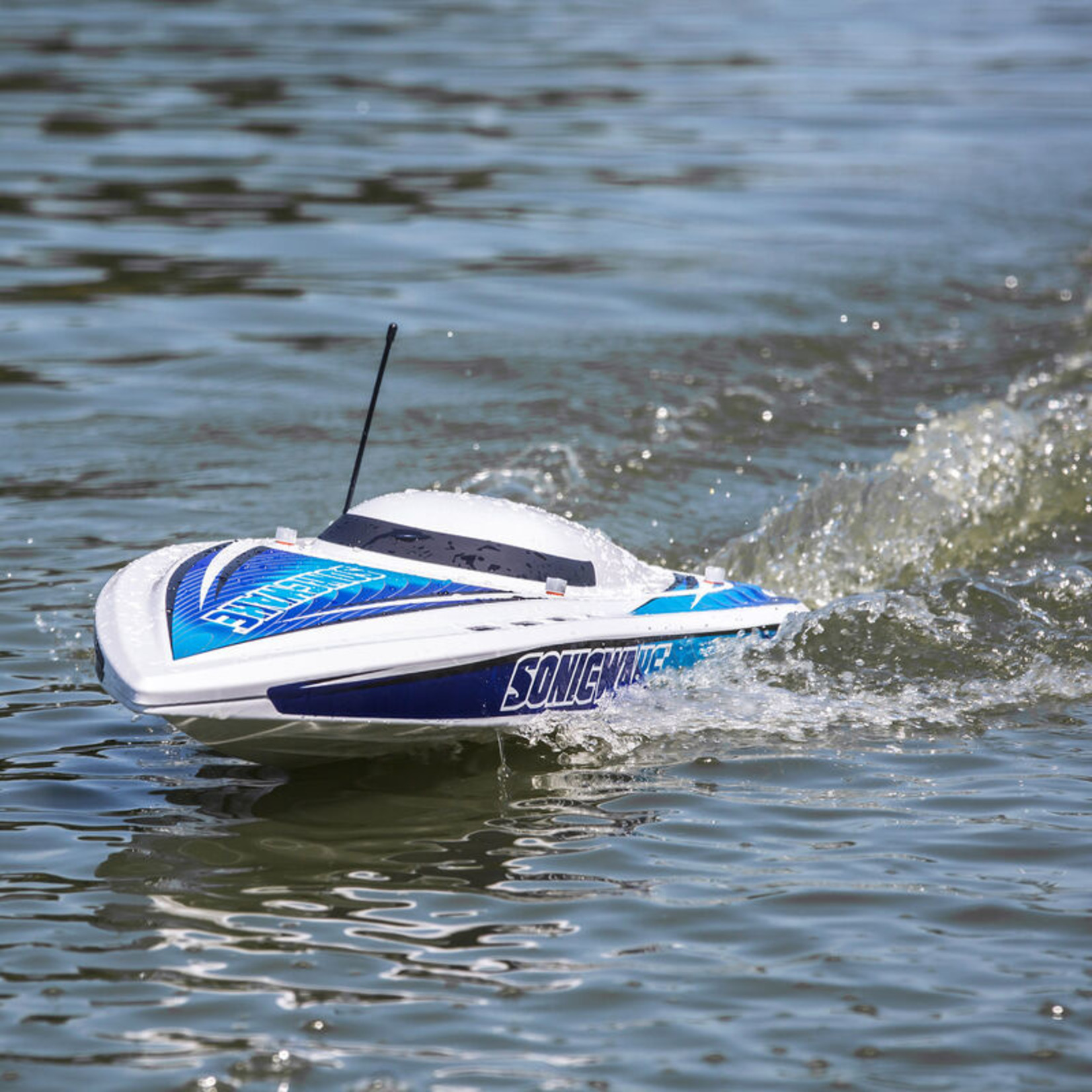 Pro Boat #PRB08032T1 Pro Boat Sonicwake 36" RTR Deep-V Brushless Boat (White) w/Spektrum STX2 2.4GHz Radio