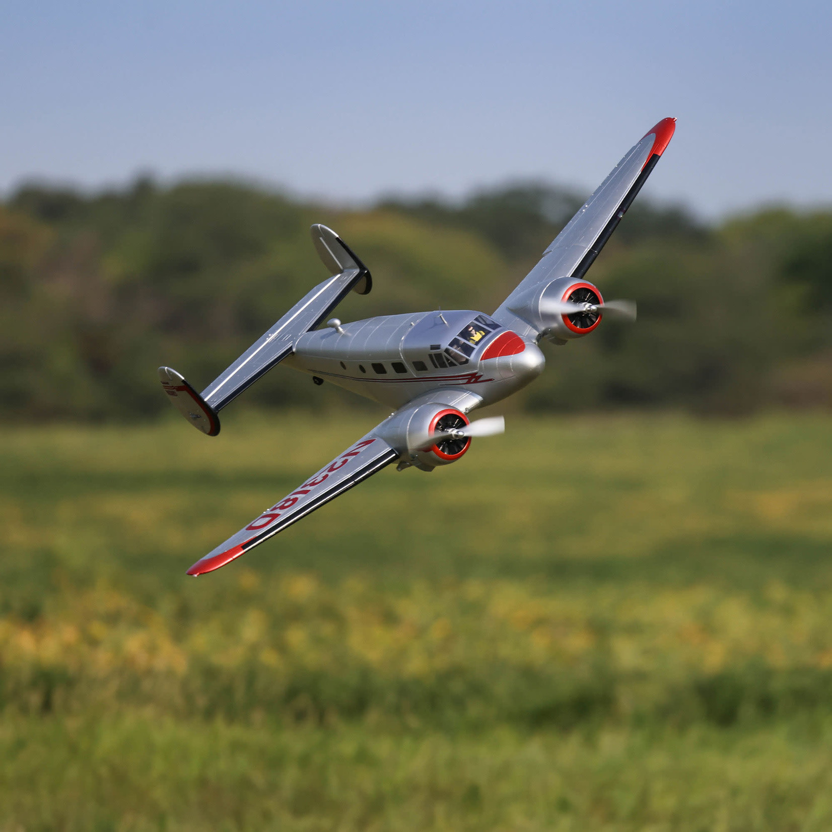 E-flite E-flite Beechcraft D18 1.5m Bind-N-Fly Basic Electric Airplane (1499mm) w/Smart ESC, AS3X & SAFE #EFL106250