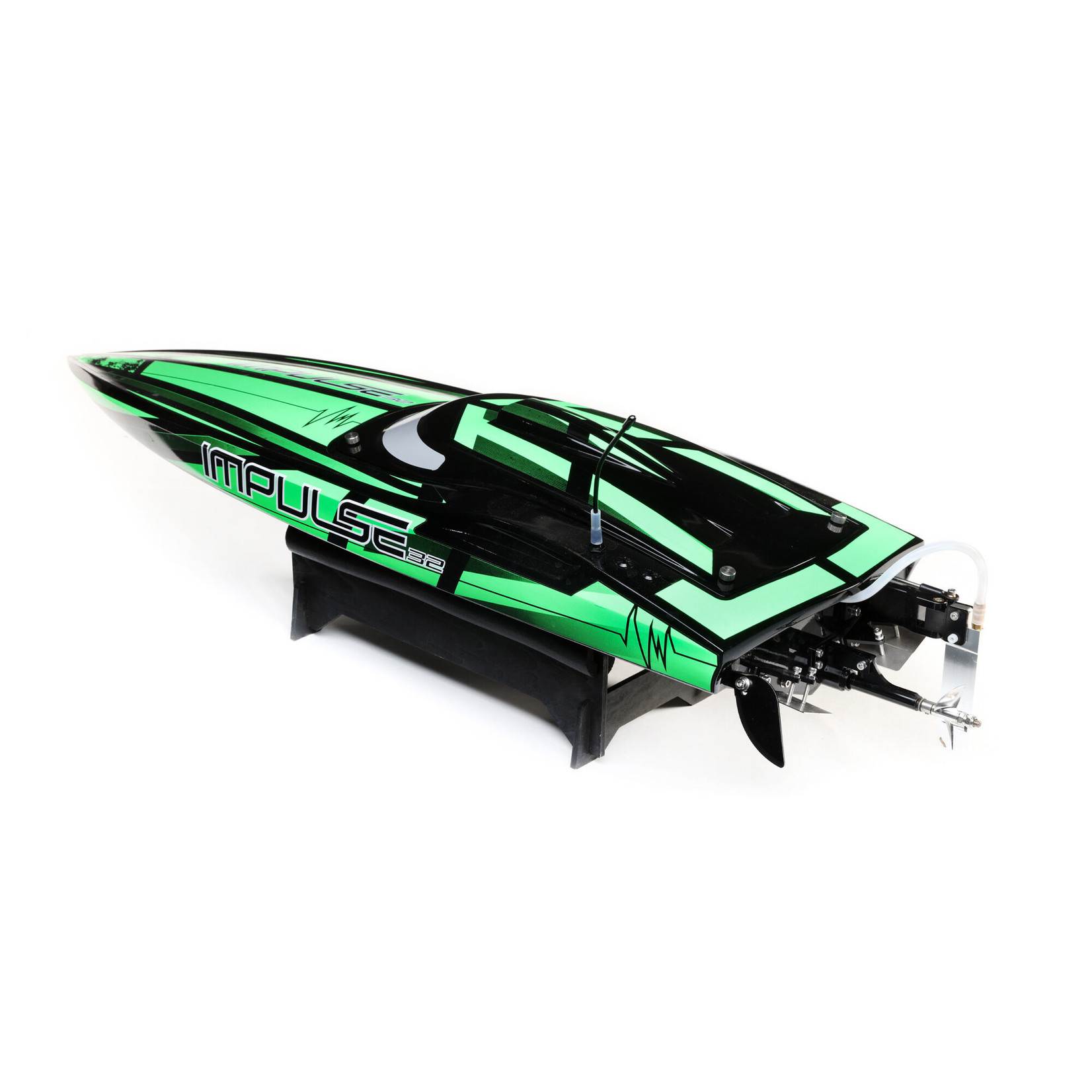 Pro Boat #PRB08037T1 Pro Boat Impulse 32" Deep-V RTR Brushless Boat (Black/Green) w/2.4GHz Radio & SMART