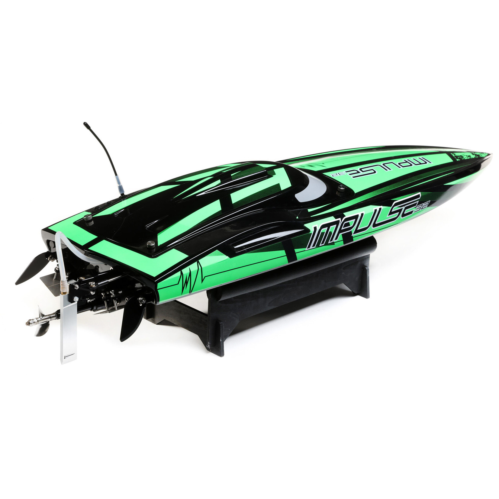Pro Boat #PRB08037T1 Pro Boat Impulse 32" Deep-V RTR Brushless Boat (Black/Green) w/2.4GHz Radio & SMART