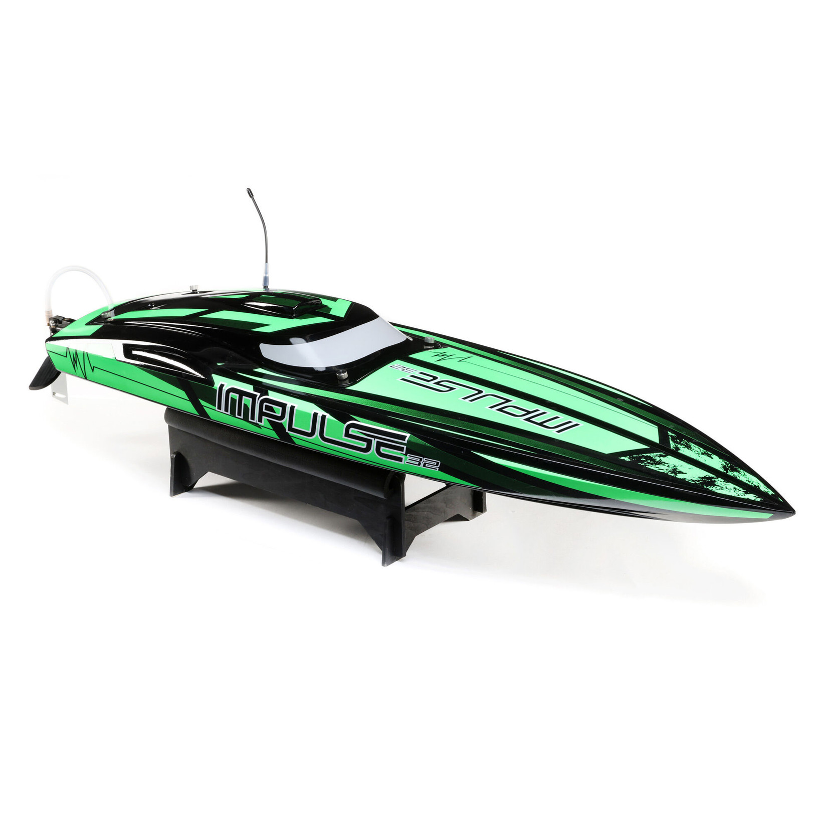 Pro Boat #PRB08037T1 Pro Boat Impulse 32" Deep-V RTR Brushless Boat (Black/Green) w/2.4GHz Radio & SMART