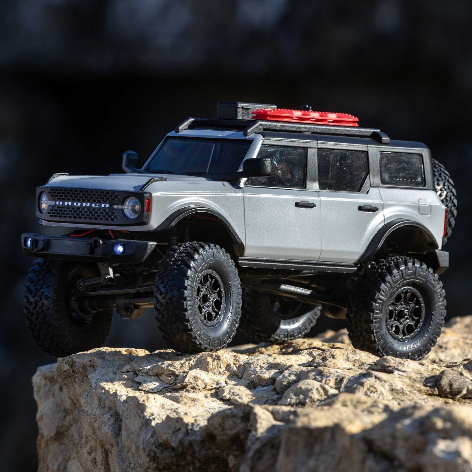 Axial #AXI00006T2  Axial SCX24 2021 Ford Bronco Hard Body 1/24 4WD RTR Scale Mini Crawler (Grey) w/2.4GHz Radio