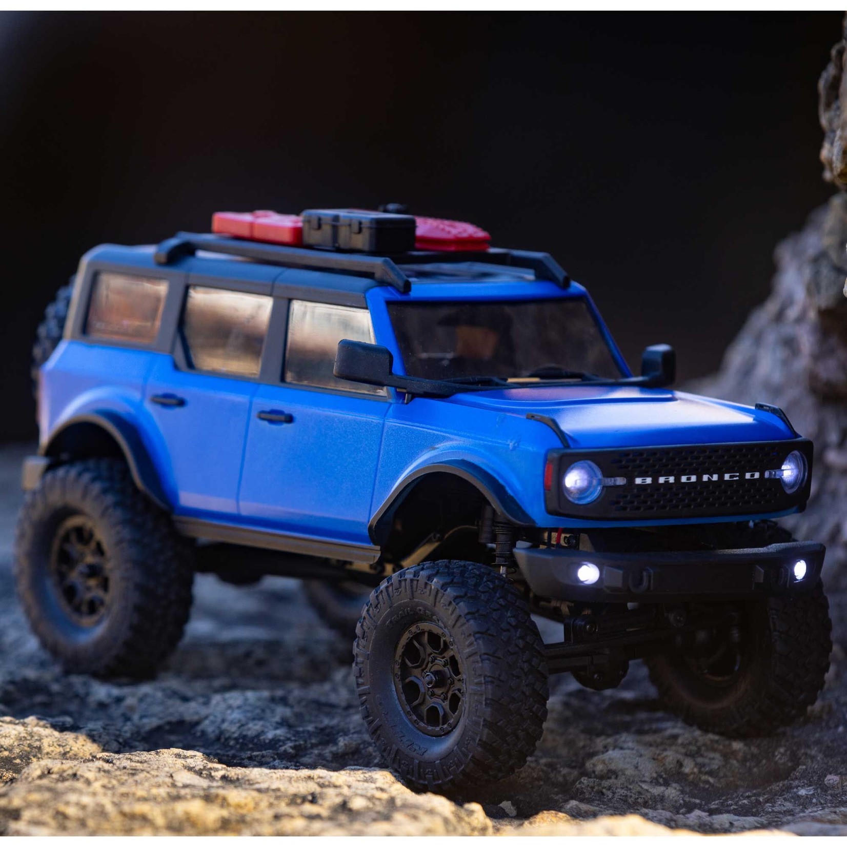 Axial #AXI00006T3  Axial SCX24 2021 Ford Bronco Hard Body 1/24 4WD RTR Scale Mini Crawler (Blue) w/2.4GHz Radio