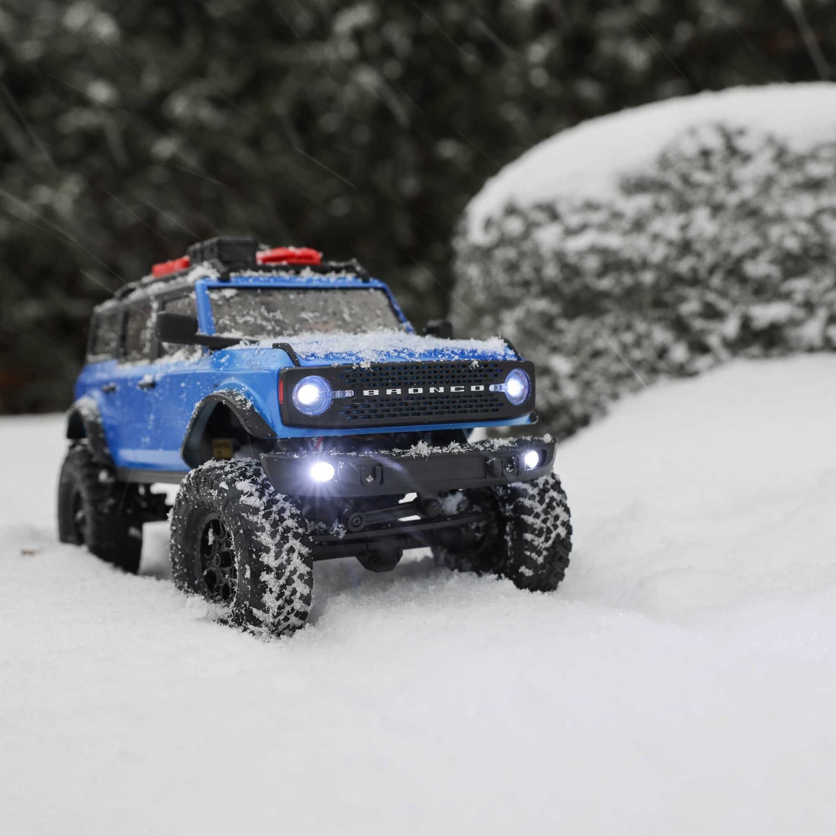 Axial #AXI00006T3  Axial SCX24 2021 Ford Bronco Hard Body 1/24 4WD RTR Scale Mini Crawler (Blue) w/2.4GHz Radio