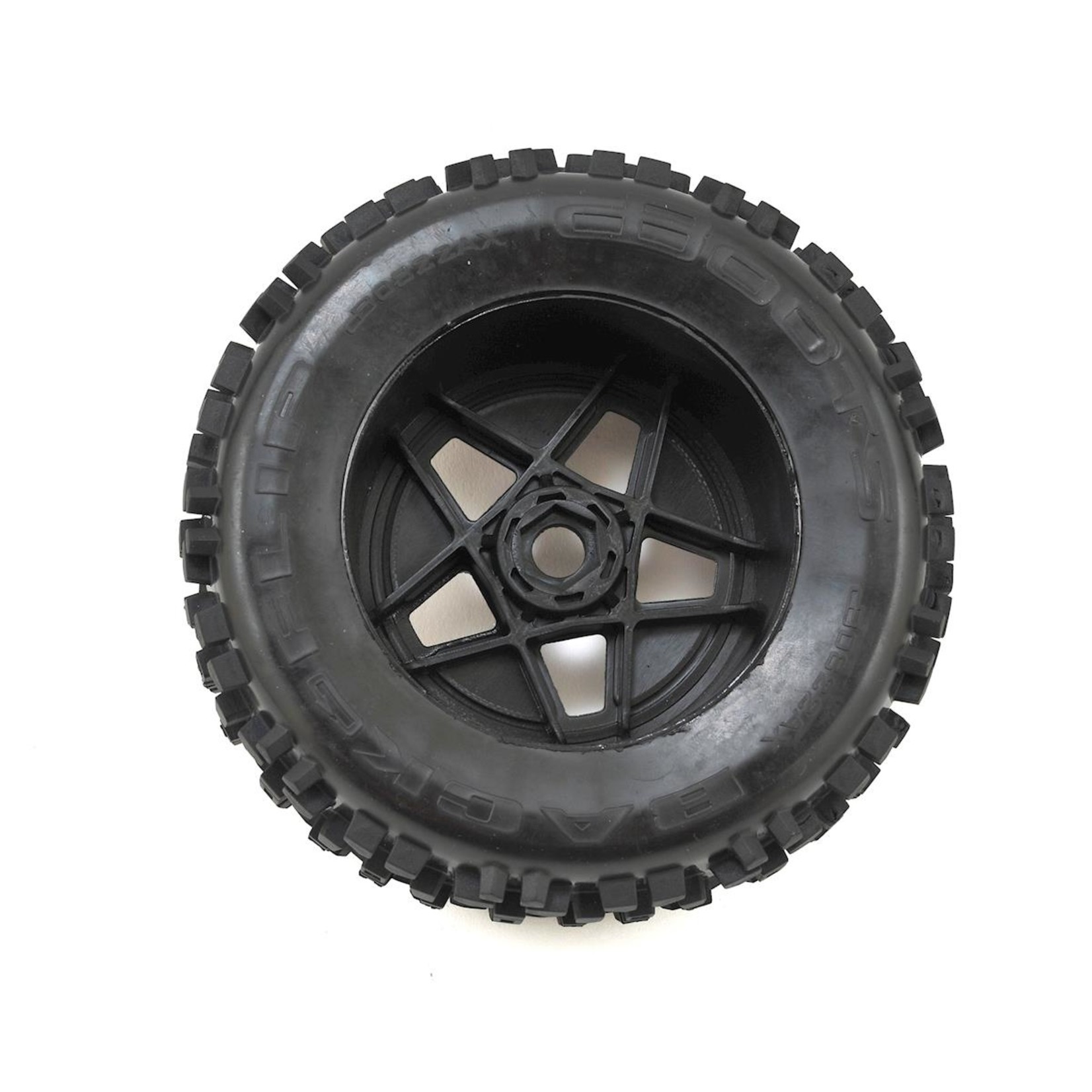 ARRMA #AR510092  Arrma Dboots 'Back-Flip Mt 6S' Pre-Mounted Tires (Black) (2)