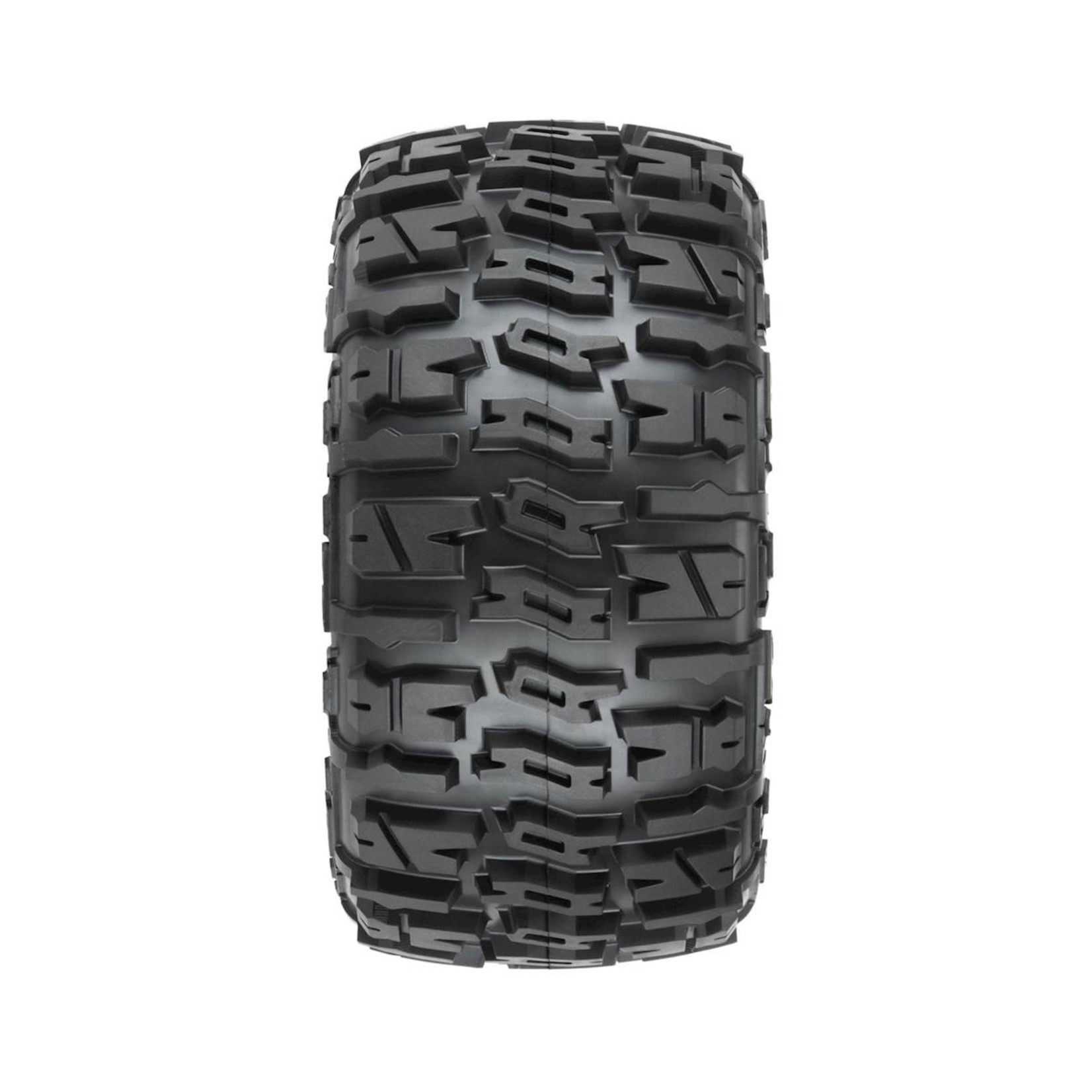 Pro-Line #PRO1017510  Pro-Line Trencher LP 3.8" Pre-Mounted Truck Tires (2) (Black) (M2) w/Raid 8x32 Removable Hex Wheels