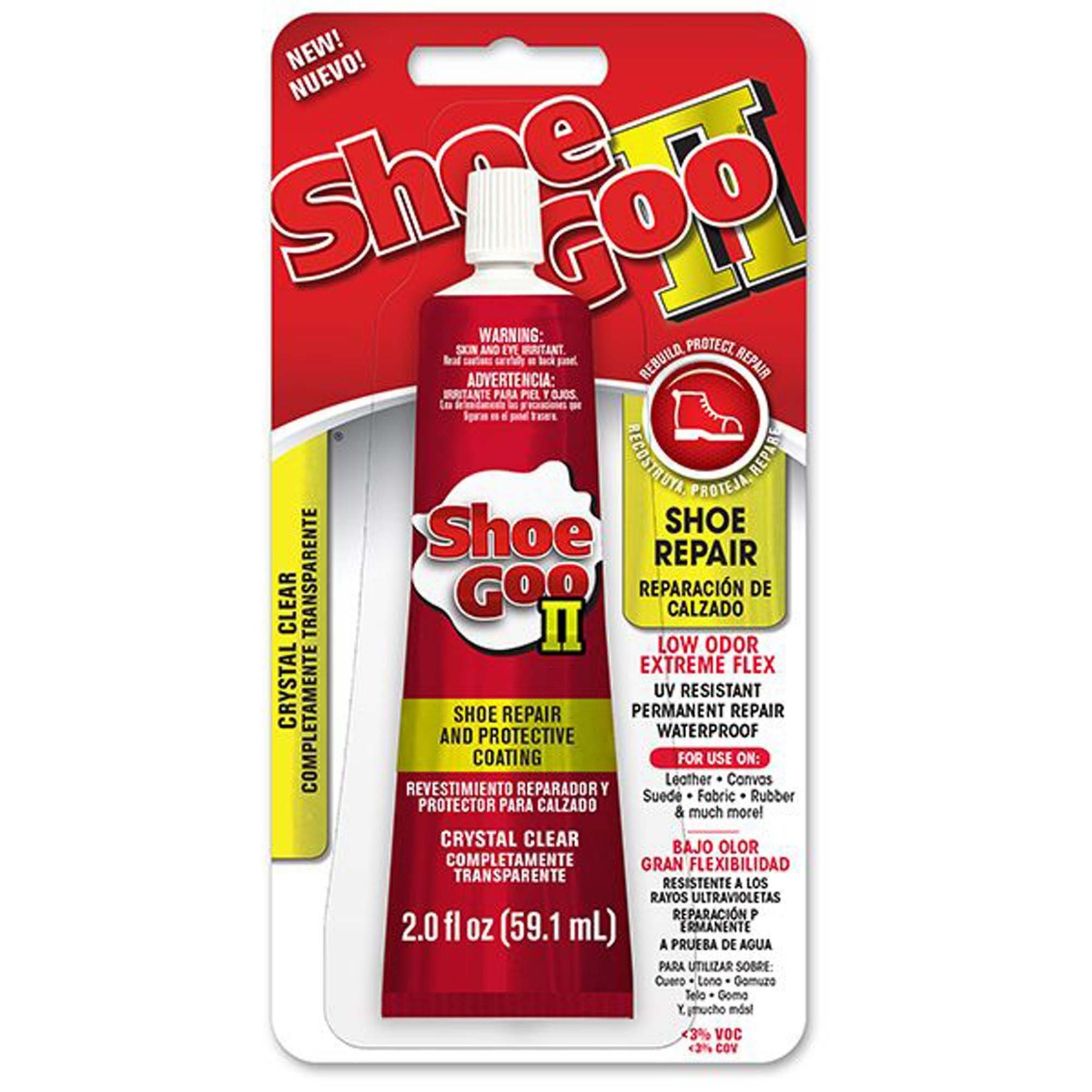 Eclectic Products Eclectic Products Low Odor Shoe Goo II (Clear) (2oz) #ETC571120