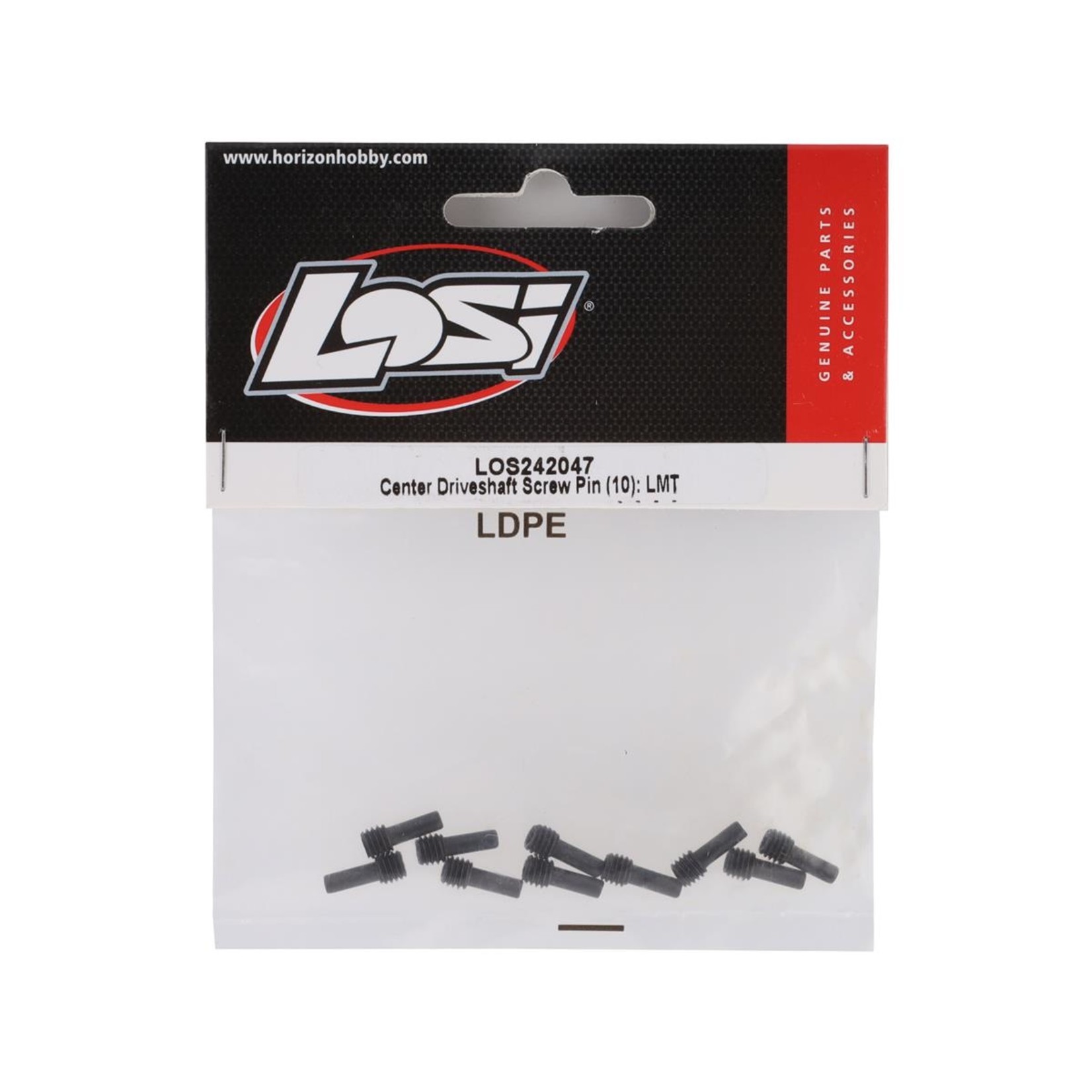 Losi #LOS242047 Losi LMT Center Driveshaft Screw Pin (10)