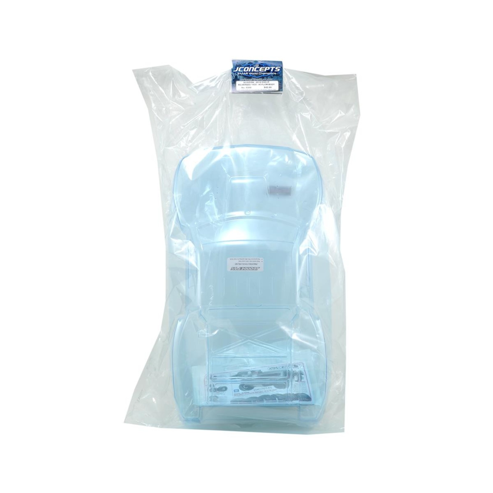 JConcepts #0200 JConcepts Illuzion 2012 Chevy Silverado 1500 Hi-Flow Short Course Body (Clear)