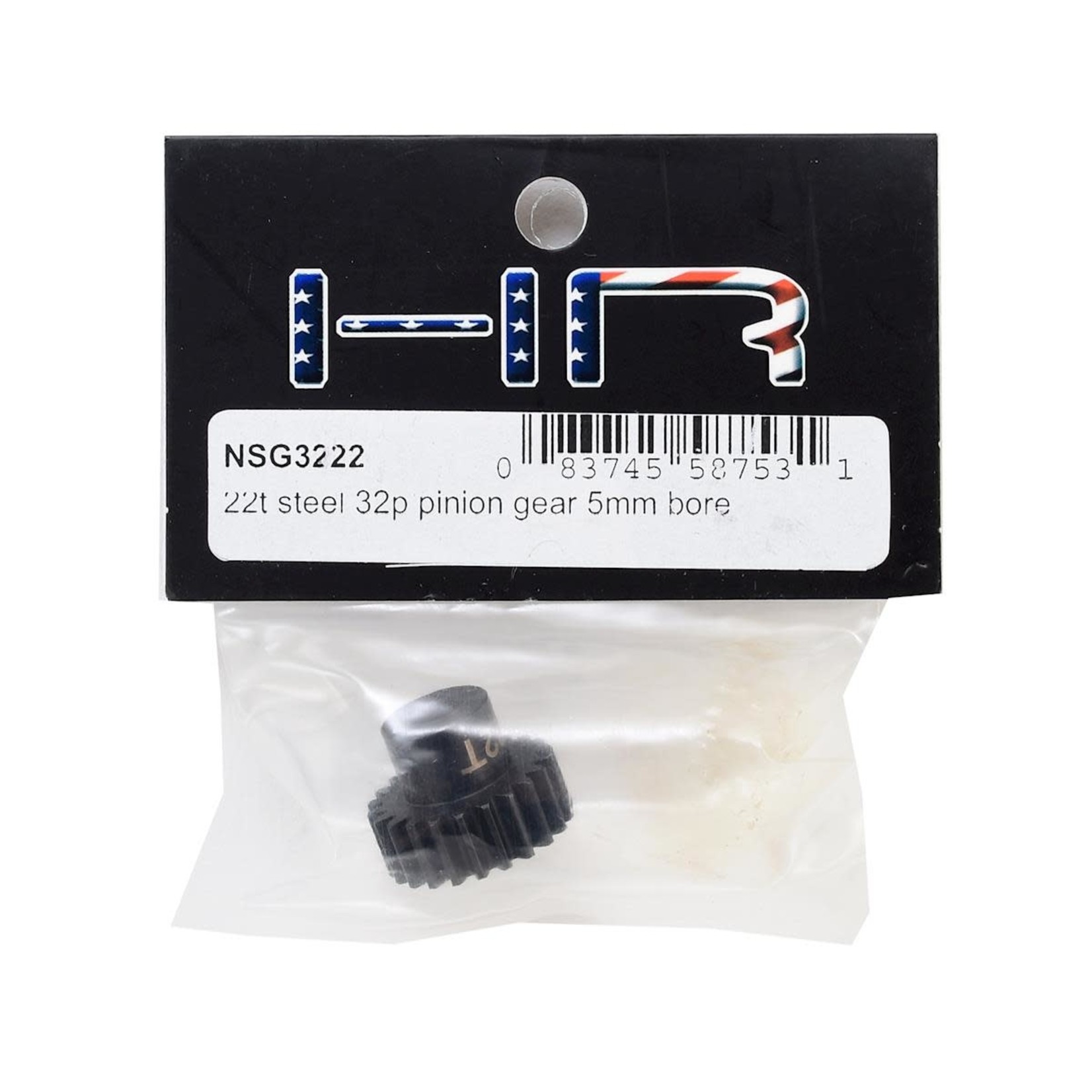 Hot Racing #NSG3222 Hot Racing Steel 32P Pinion Gear (5mm Bore) (22T)