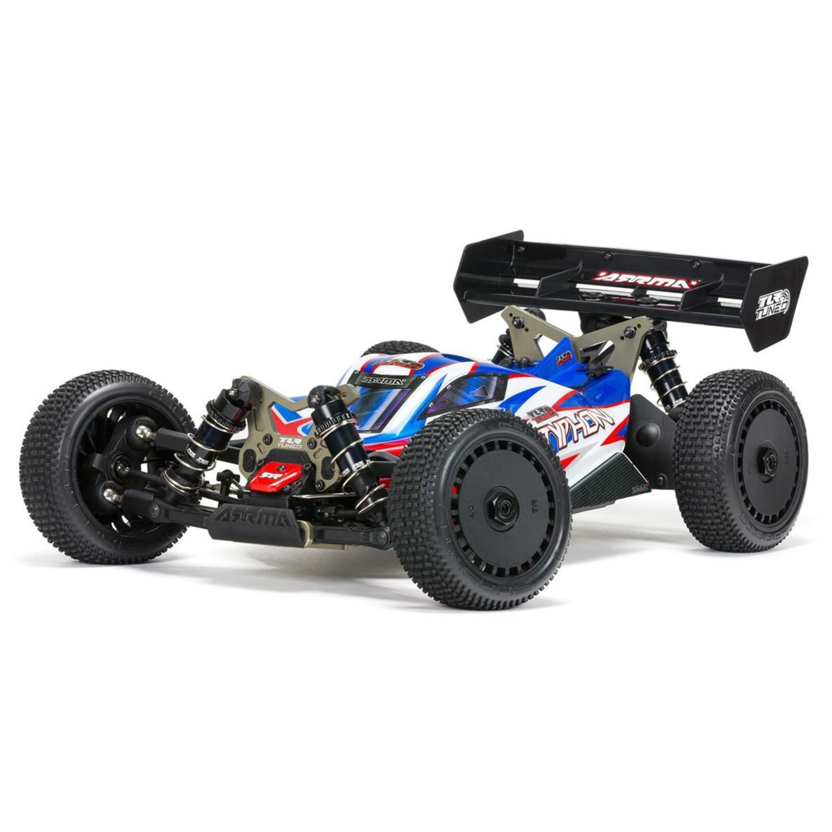 ARRMA #ARA8406  Arrma Typhon 6S "TLR Tuned" 1/8 4WD RTR Buggy (Red/Blue)