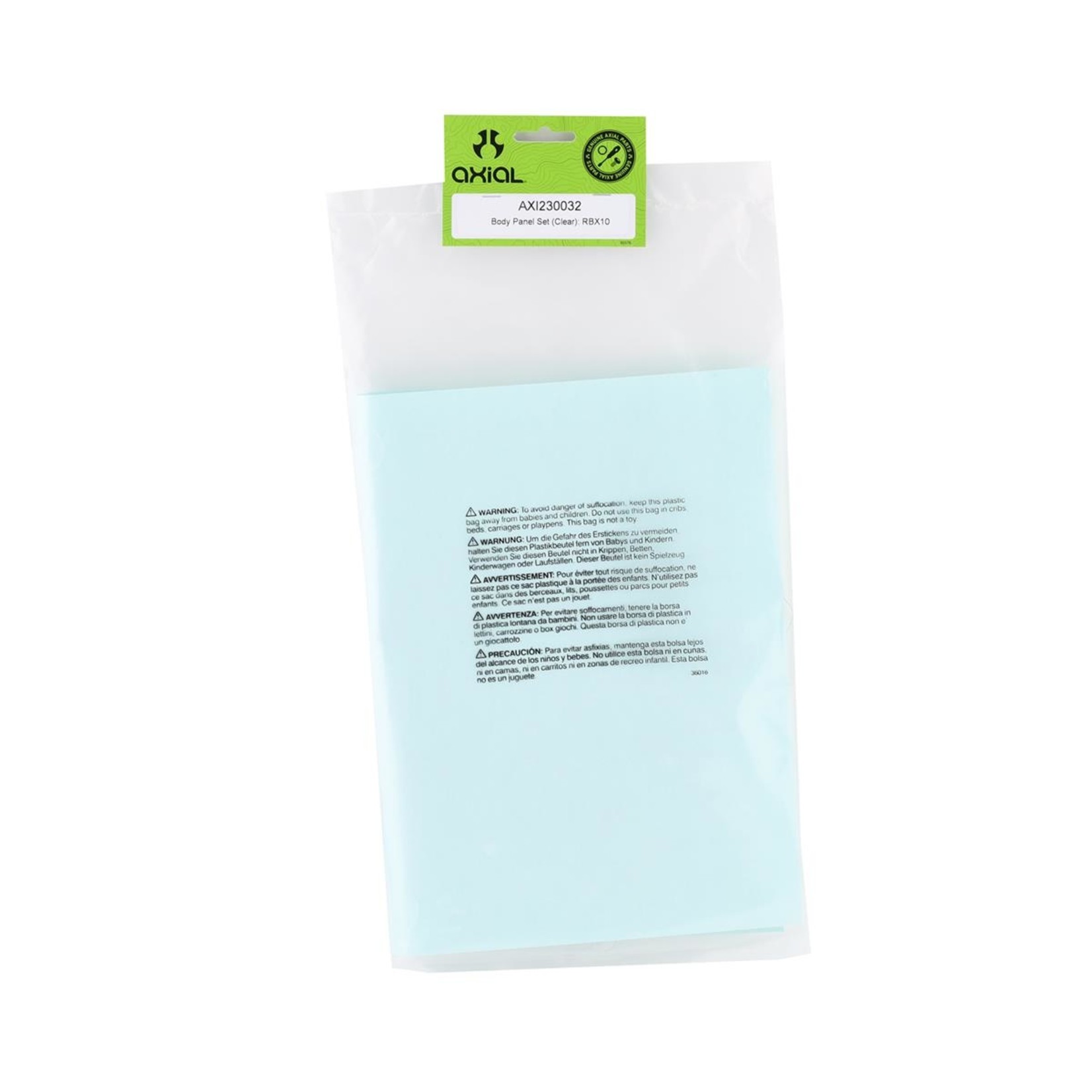 Axial #AXI230032 Axial RBX10 Ryft Body Panel Set (Clear)