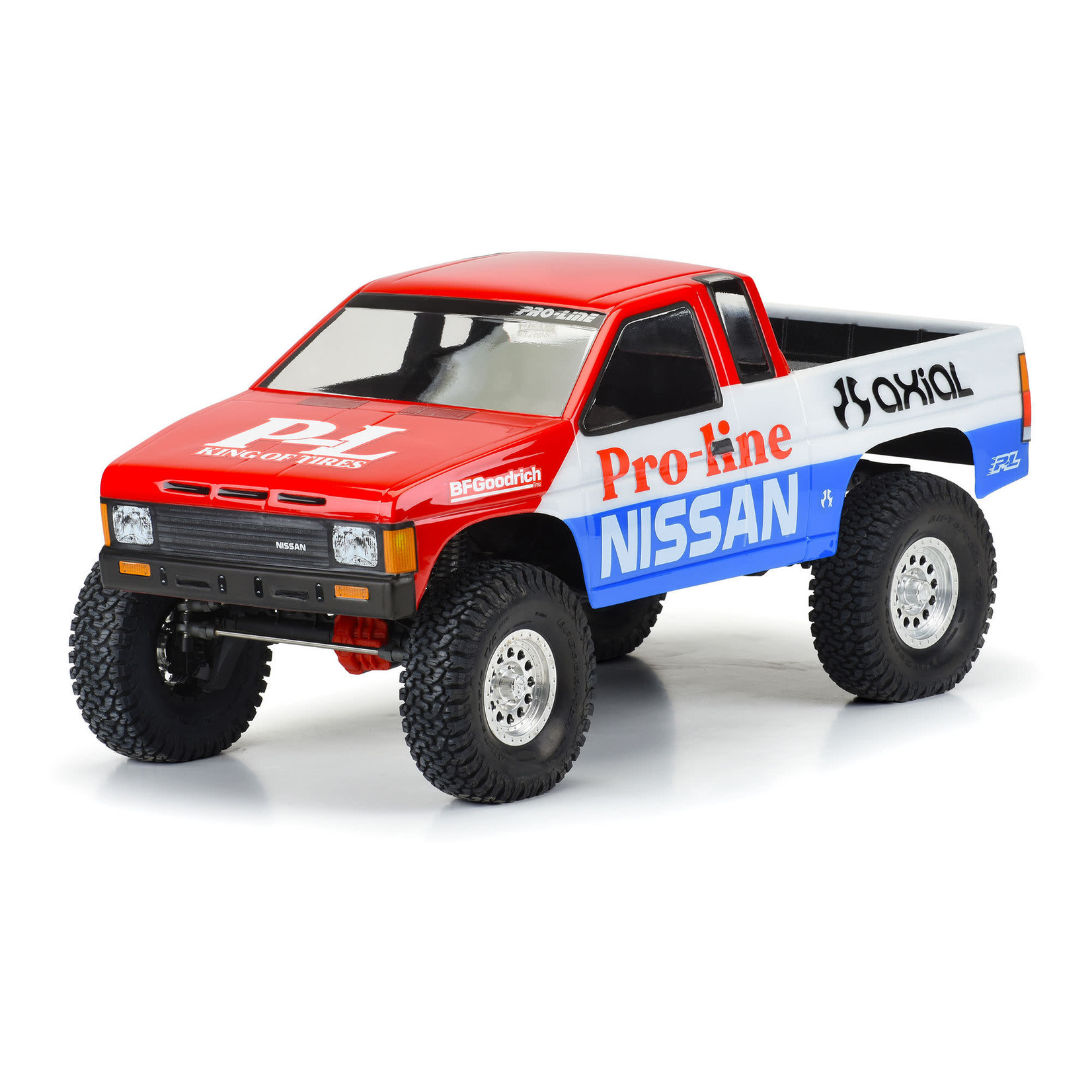 Pro-Line #3608-00 Pro-Line 1/10 1987 Nissan Hardbody D21 Clear Body 12.3" (313mm) WB Crawlers