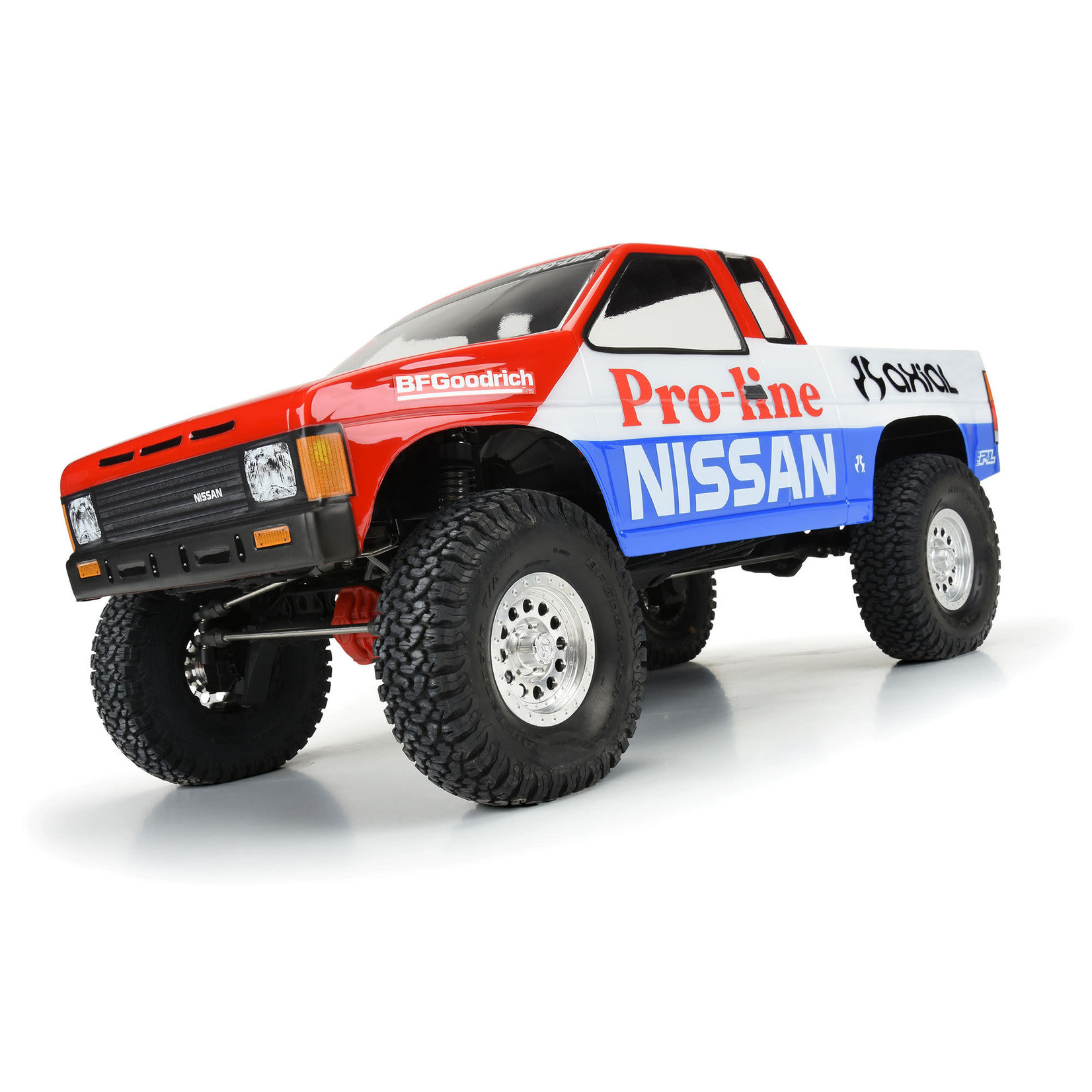 Pro-Line #3608-00 Pro-Line 1/10 1987 Nissan Hardbody D21 Clear Body 12.3" (313mm) WB Crawlers