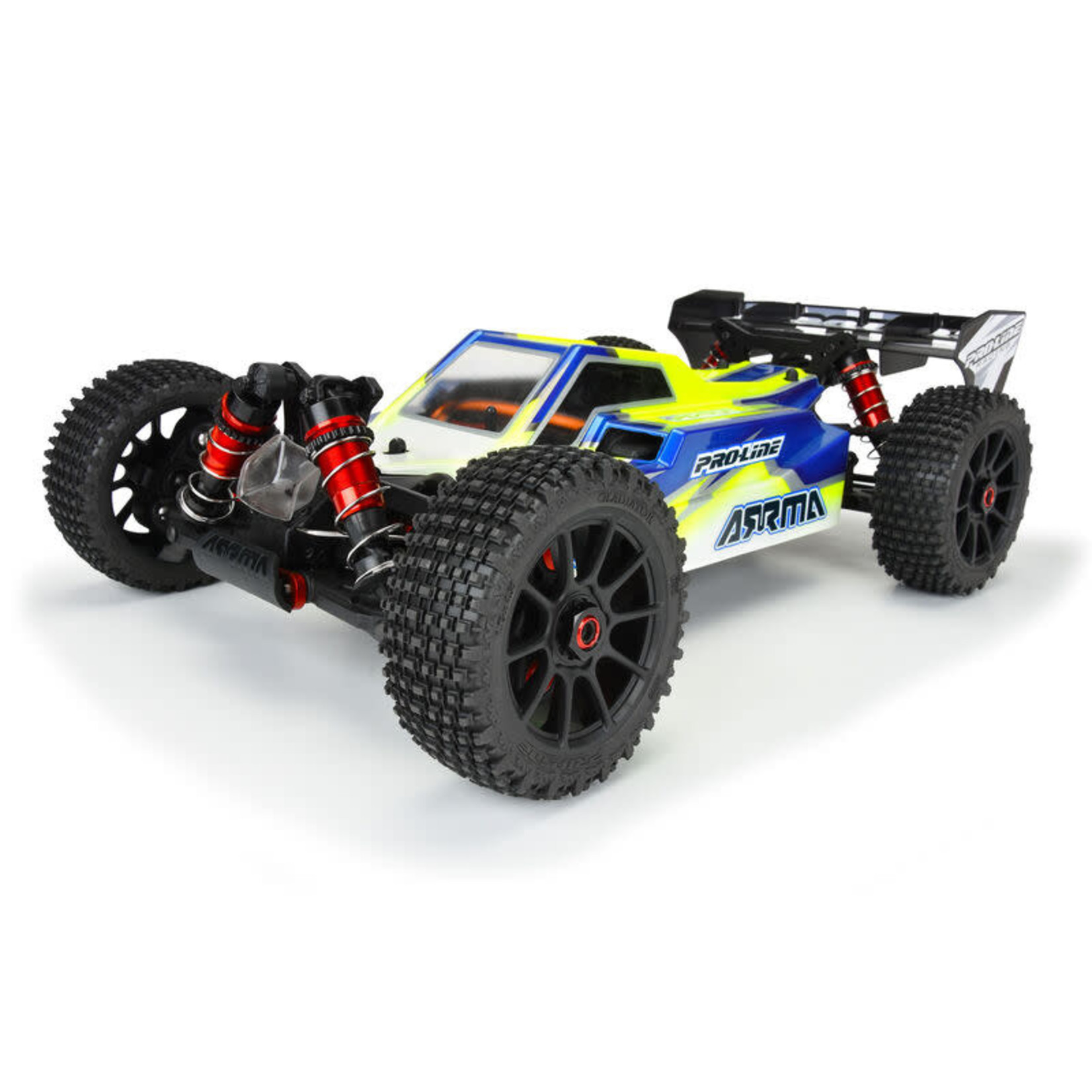 Pro-Line #9074-21 Pro-Line 1/8th Gladiator M2 Fr/Rr Premounted 17mm Black Mach 10 (2)