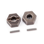 Traxxas #1654R Traxxas 12mm Steel Hex Stub Axle Pin & Collar Set