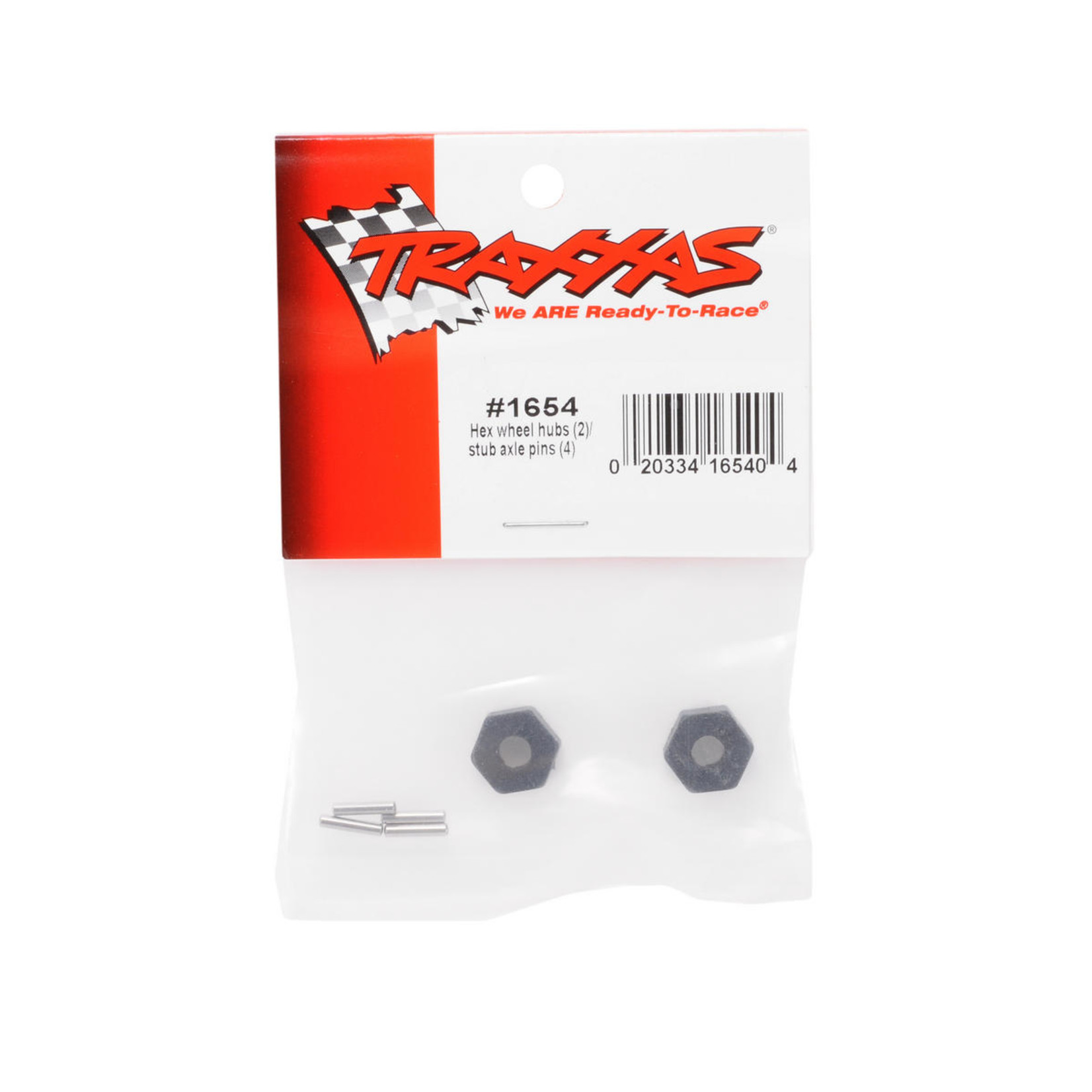 Traxxas #1654 Traxxas 12mm Hex Stub Axle Pin & Collar Set