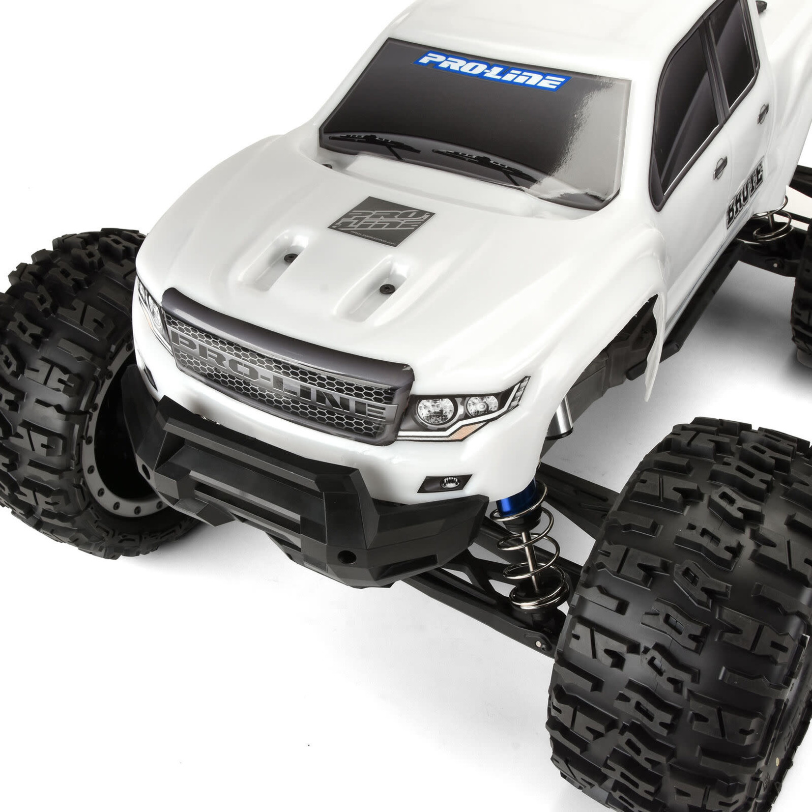 Pro-Line #3513-17  Pro-Line Bash Armor Pre-Cut Monster Truck Body (White) (X-Maxx)