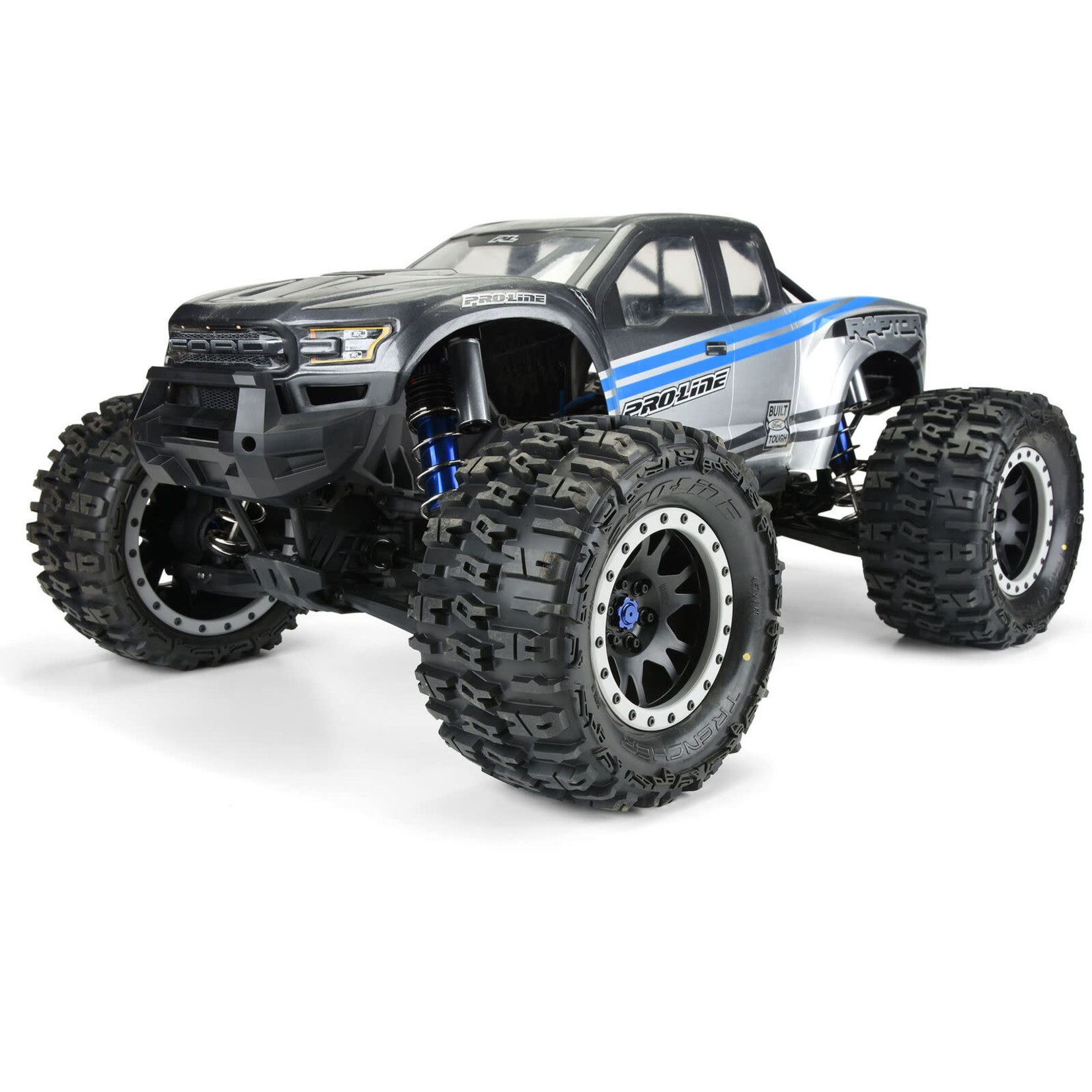 Pro-Line #1015113  Pro-Line X-Maxx Trencher Pro-Loc Pre-Mounted All Terrain Tires (MX43) w/Impulse Pro-Loc Wheels (Black) (2) #1015113
