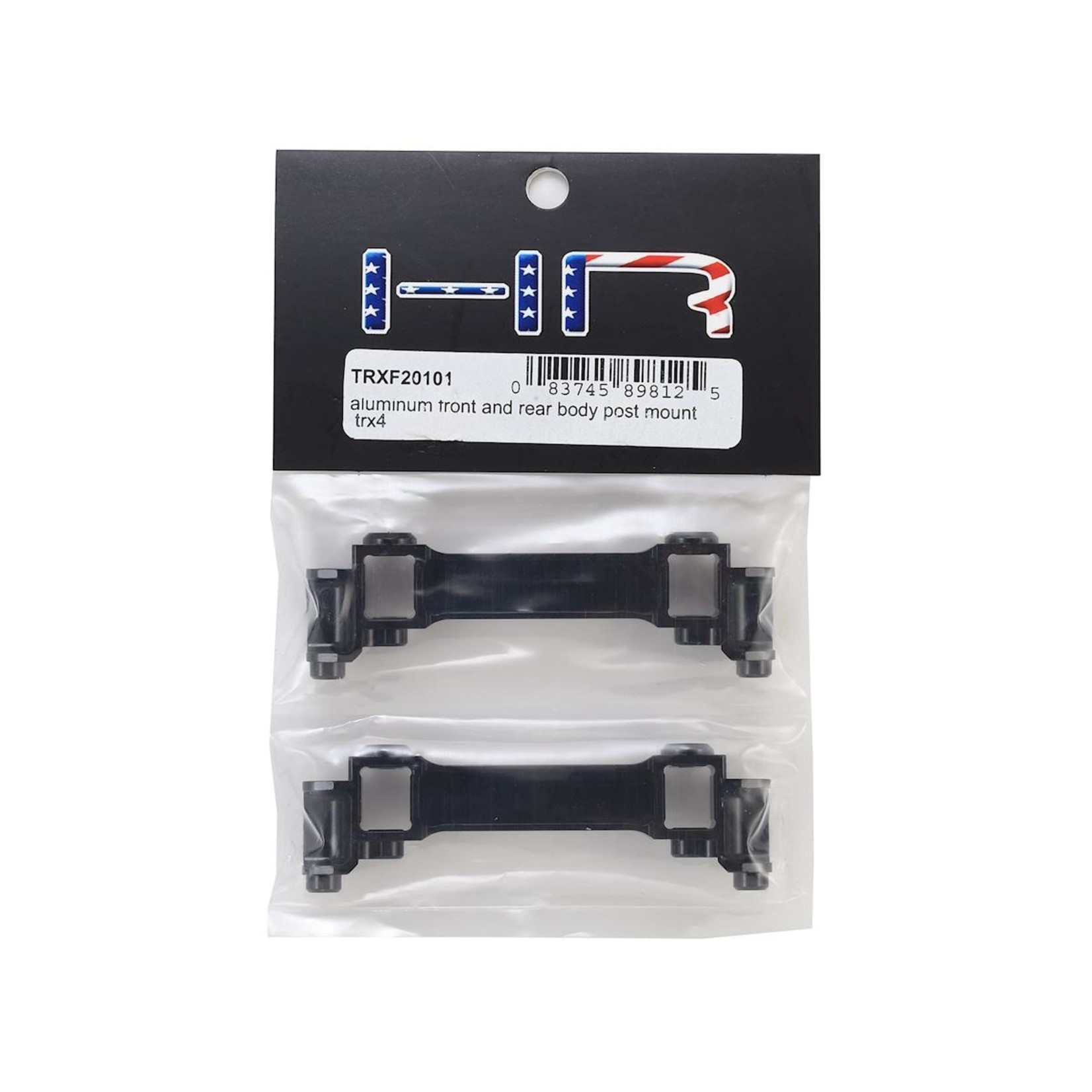 Hot Racing #TRXF20101 Hot Racing Traxxas TRX-4 Aluminum Front & Rear Body Post Mount (Black)