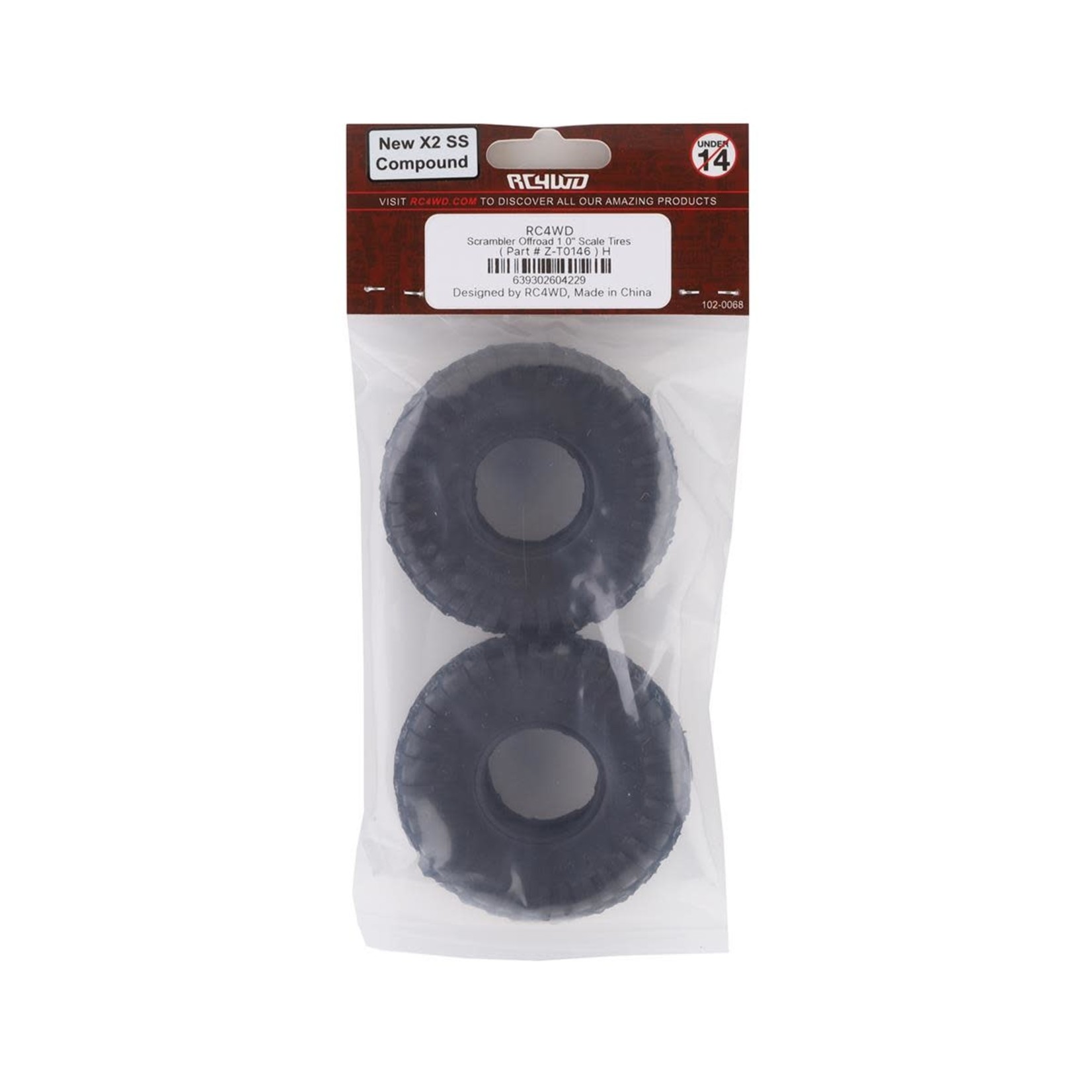 RC4WD #Z-T0146 RC4WD Scrambler Offroad 1.0" Micro Crawler Tires (2)