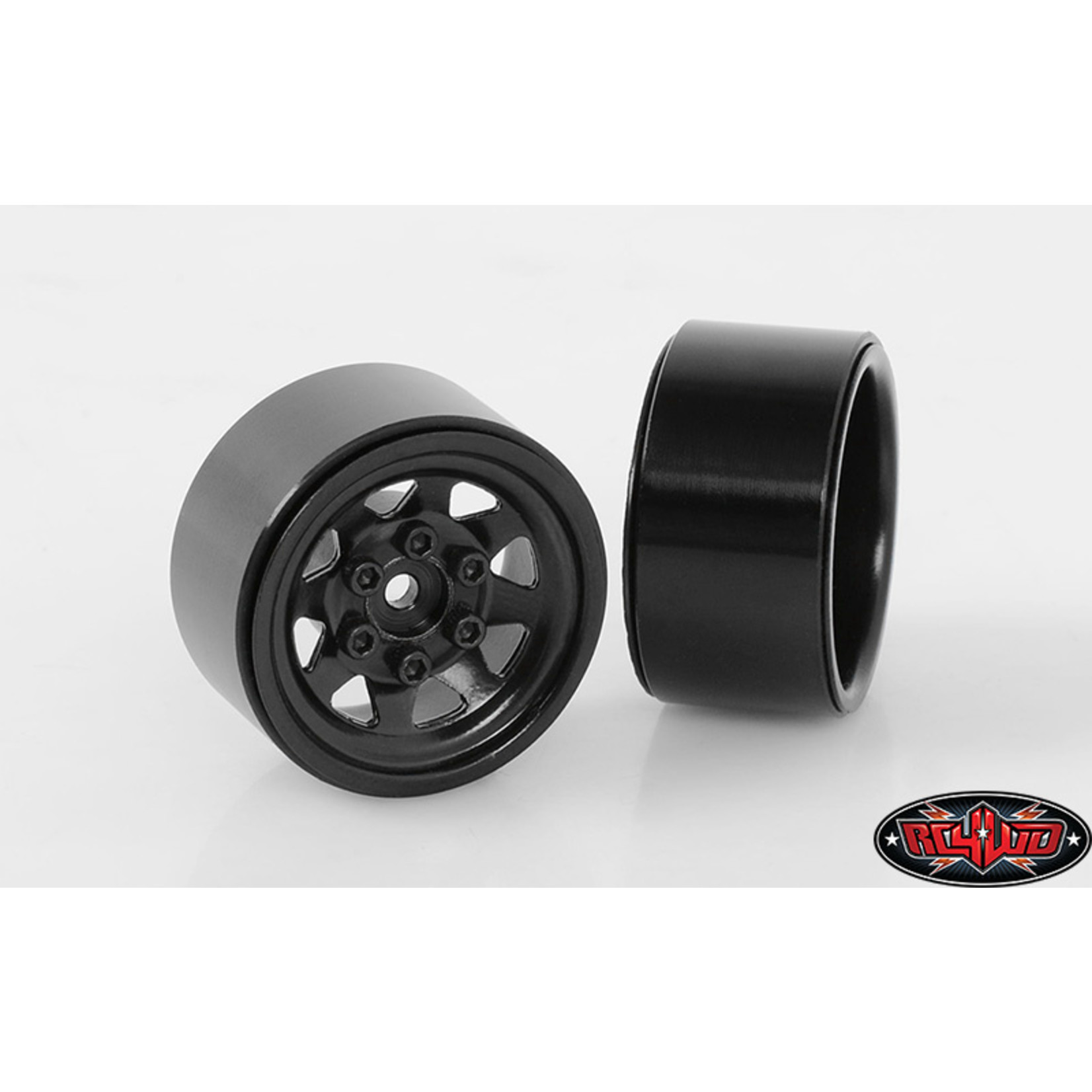 RC4WD RC4WD Stamped Steel 1.0" Stock Beadlock Wheels (Black) #Z-W0229