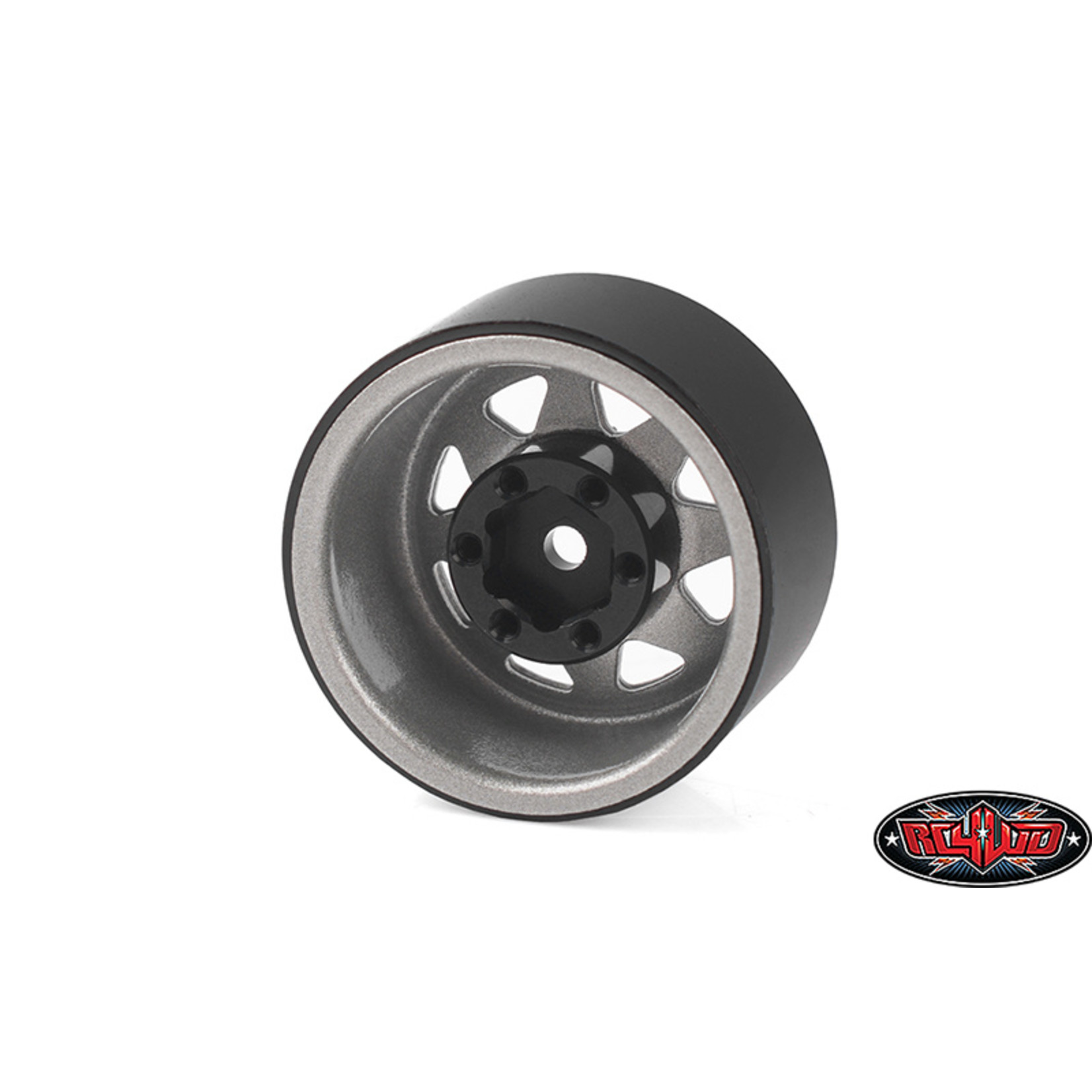 RC4WD RC4WD Stamped Steel 1.0" Stock Beadlock Wheels (Chrome) (4) #Z-W0345