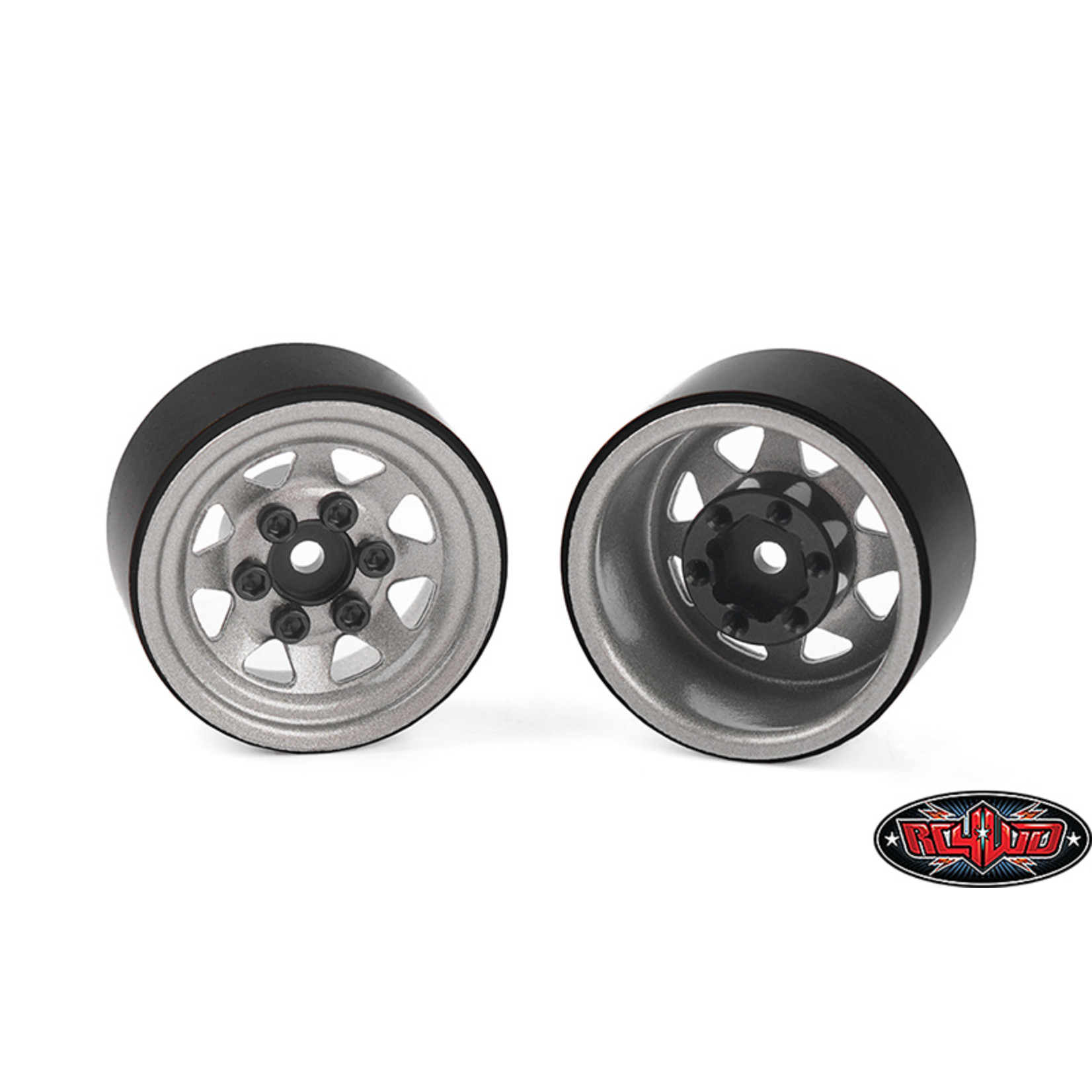 RC4WD #Z-W0345 RC4WD Stamped Steel 1.0" Stock Beadlock Wheels (Chrome) (4)