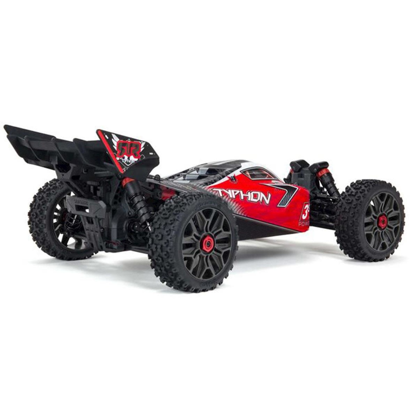 ARRMA #ARA4306V3  Arrma Typhon V3 3S BLX Brushless RTR 1/8 4WD Buggy (Red) w/Spektrum SLT3 2.4GHz Radio