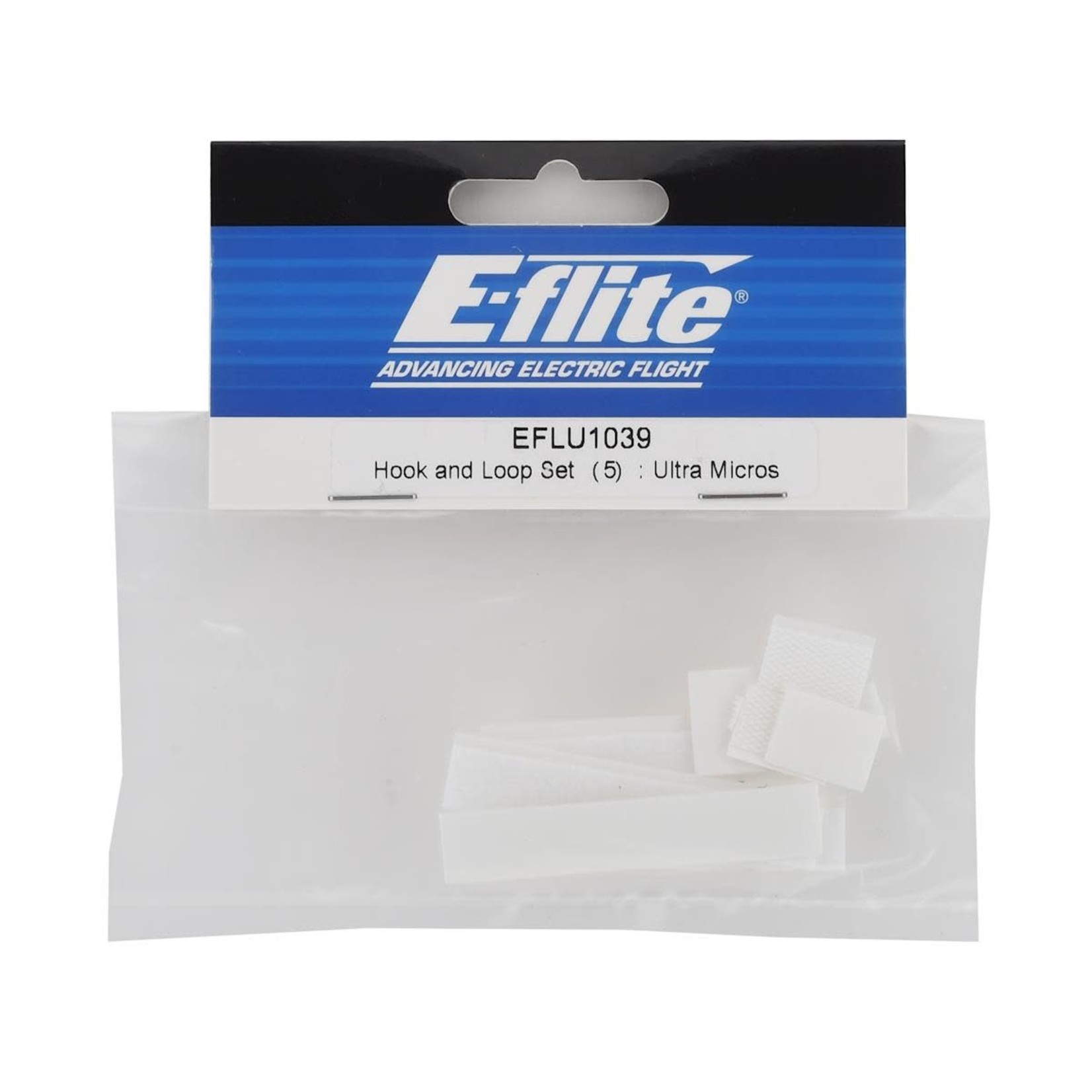 E-flite #EFLU1039 E-flite Ultra Micro Hook & Loop Tape Set (5)