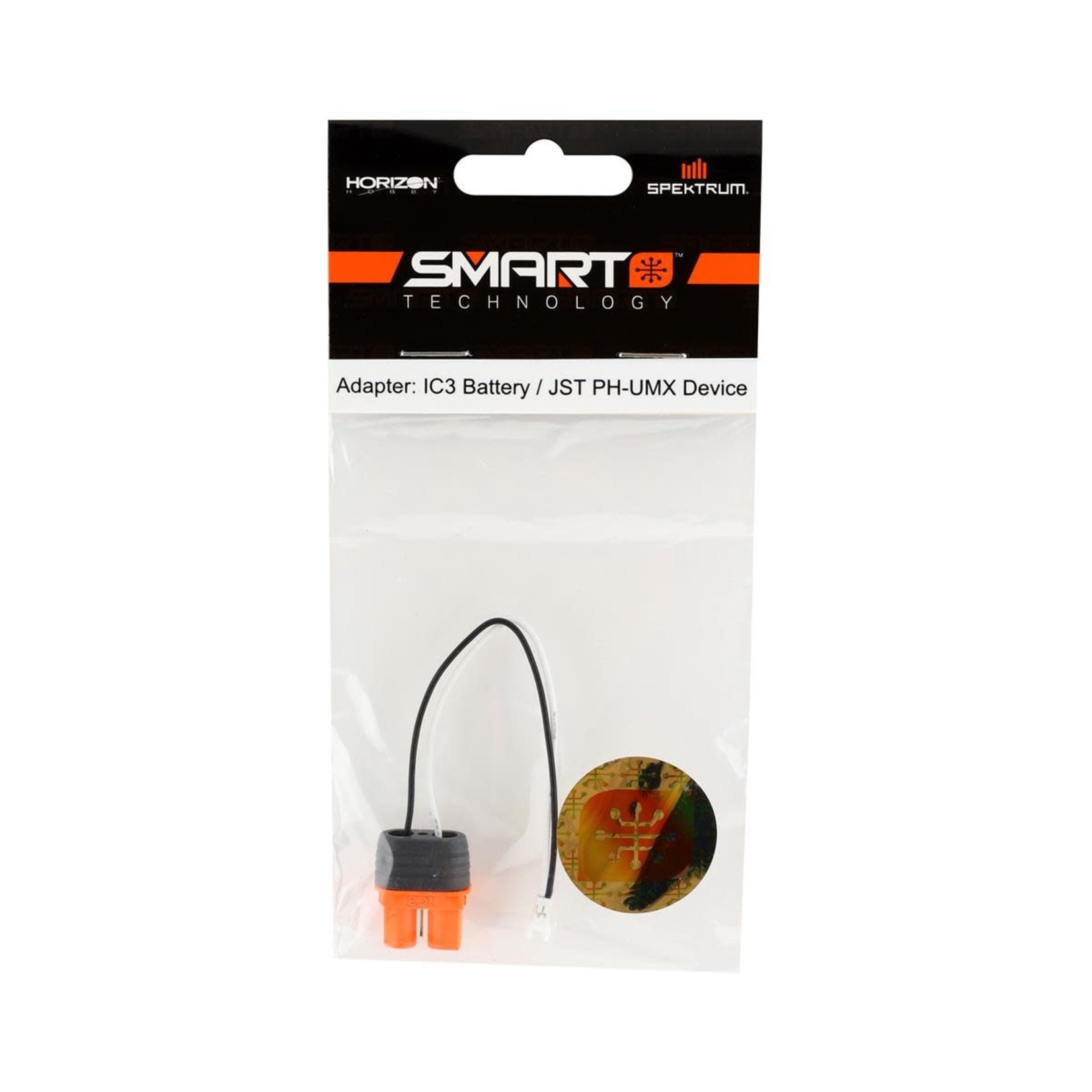 Spektrum #SPMXCA312 Spektrum RC IC3 Battery to JST-PH Device Adapter (IC3 Female/JST-PH Male)