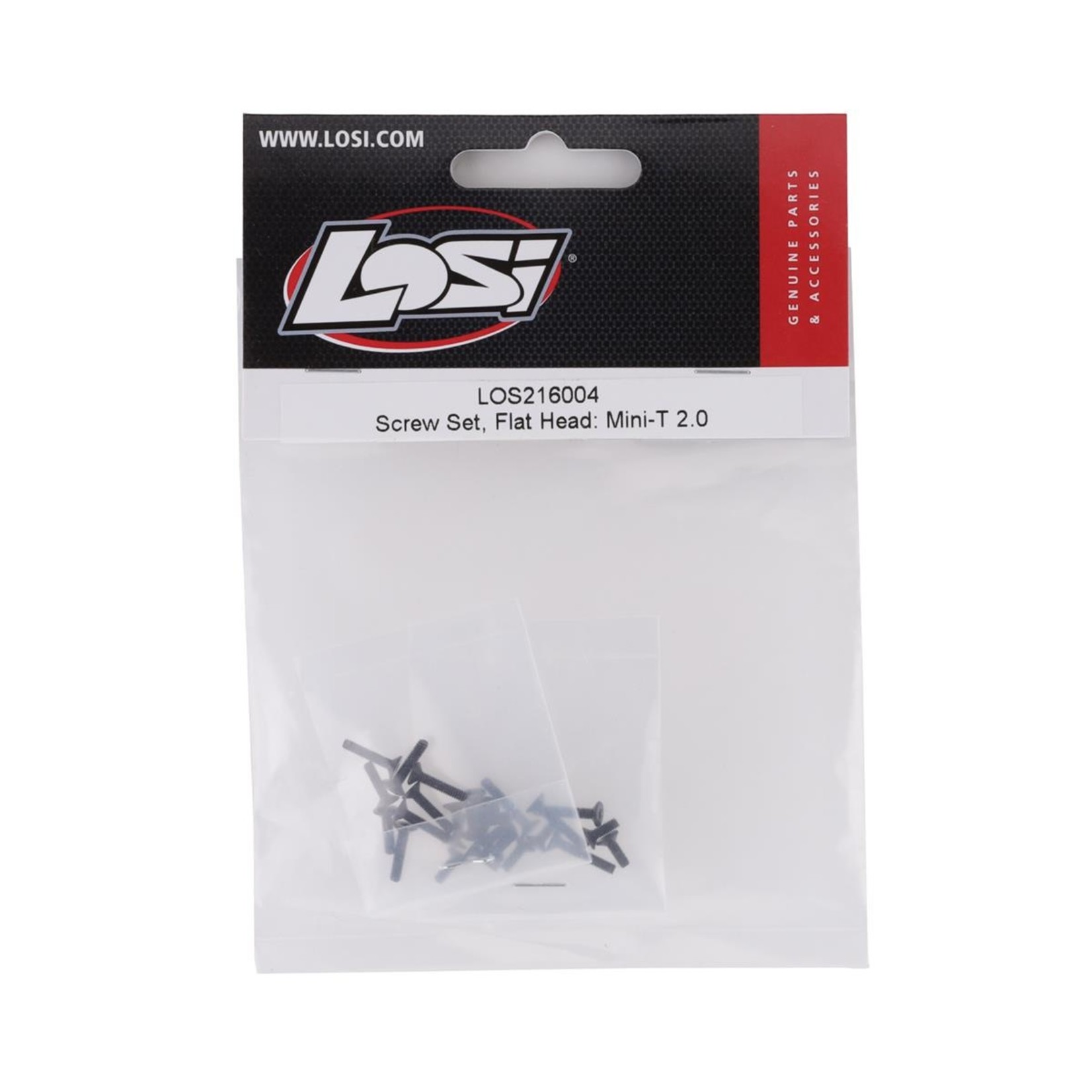 Losi Losi Mini-T 2.0 Flat Head Screw Set #LOS216004
