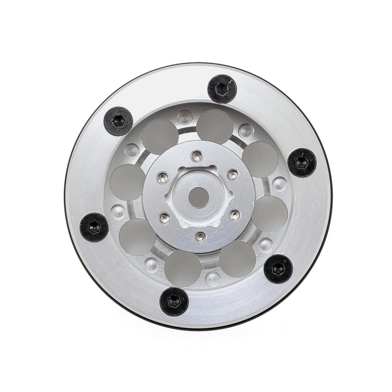 RC4WD RC4WD M/T Classic Lock 1.9" Aluminum Beadlock Crawler Wheel (4) (Silver) #Z-W0007
