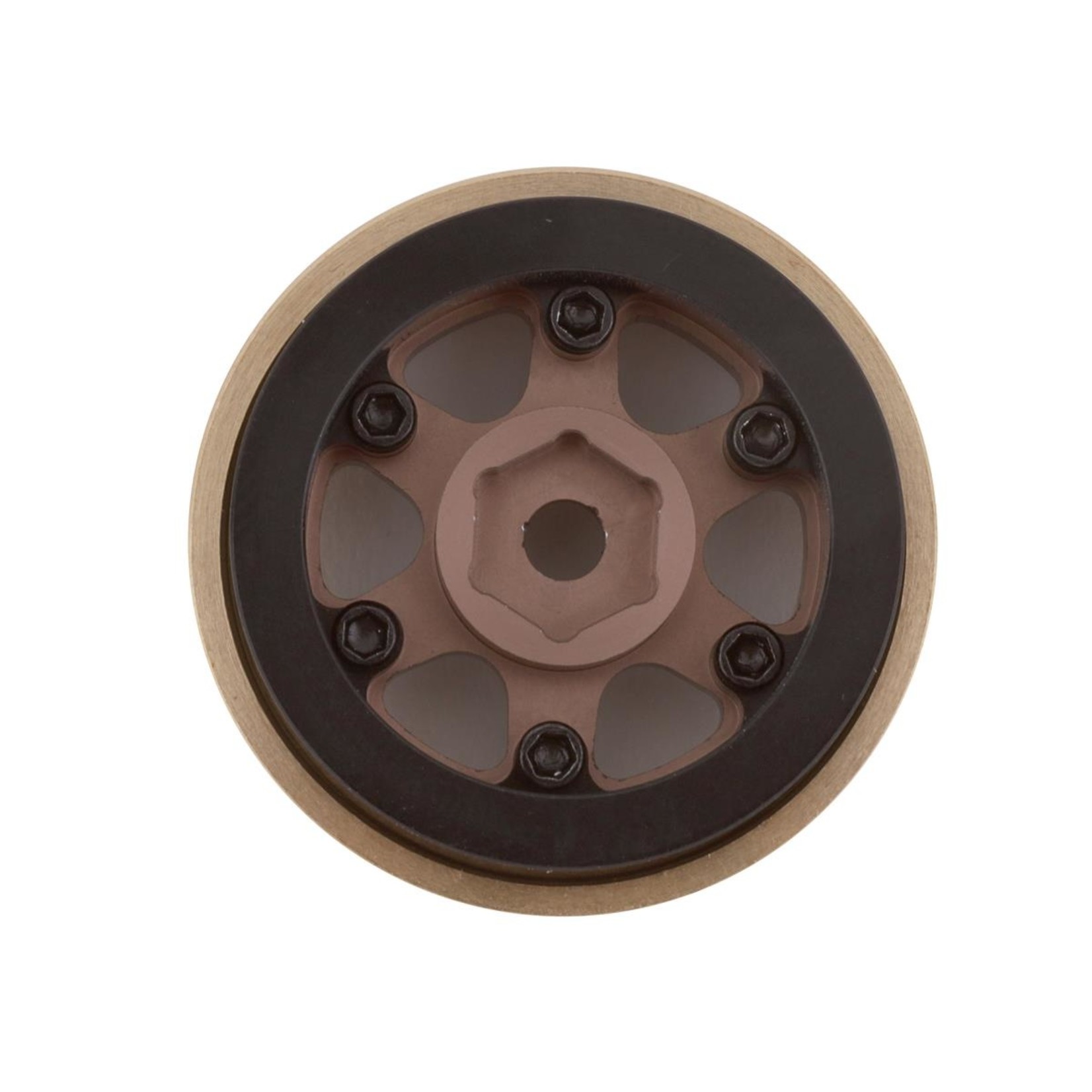 SSD RC #SSD00440 SSD RC SCX24 1.0” Aluminum/Brass Challenger Wheels (Bronze) (2)