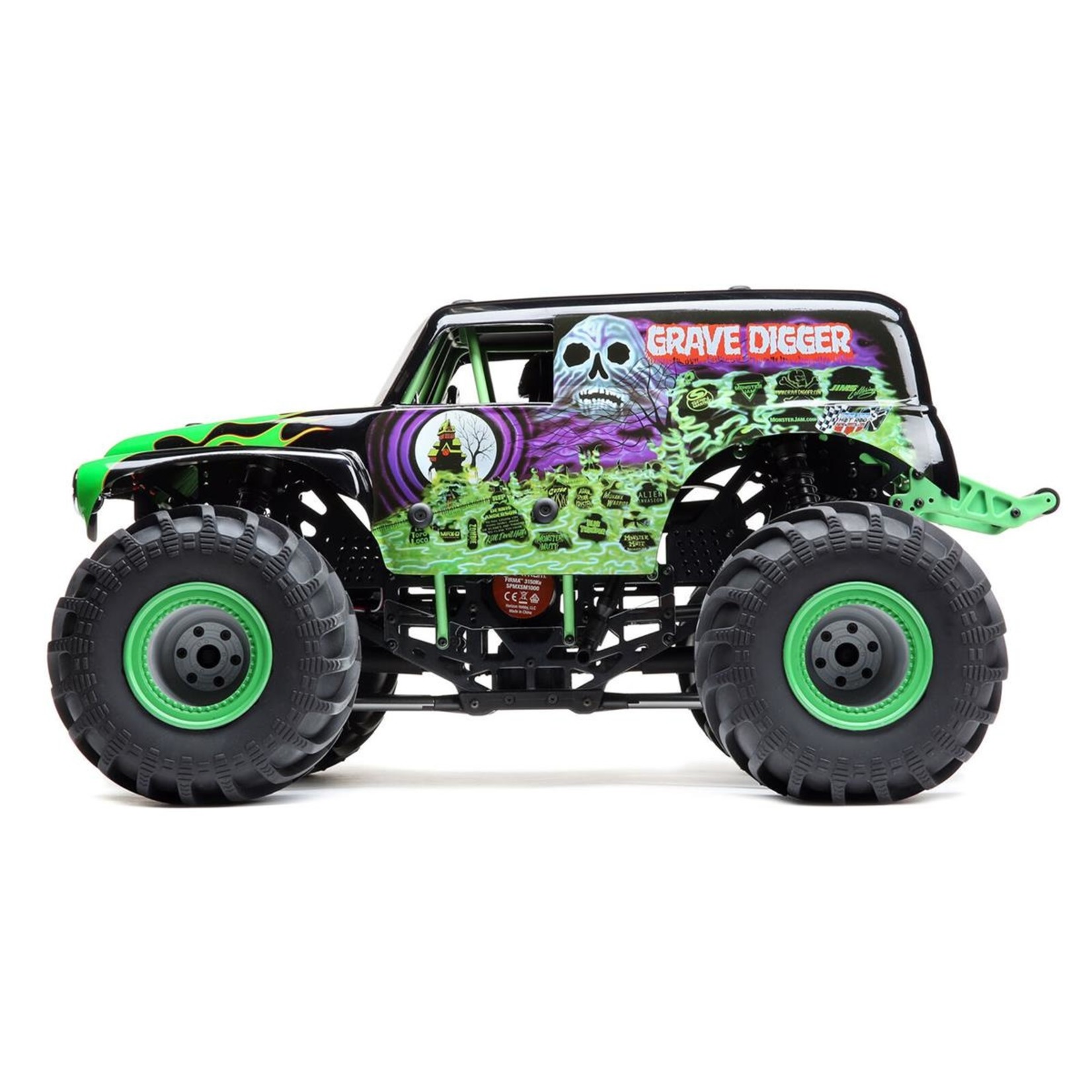 Losi #LOS04021T1  Losi LMT Grave Digger RTR 1/10 4WD Solid Axle Monster Truck w/DX3 2.4GHz Radio