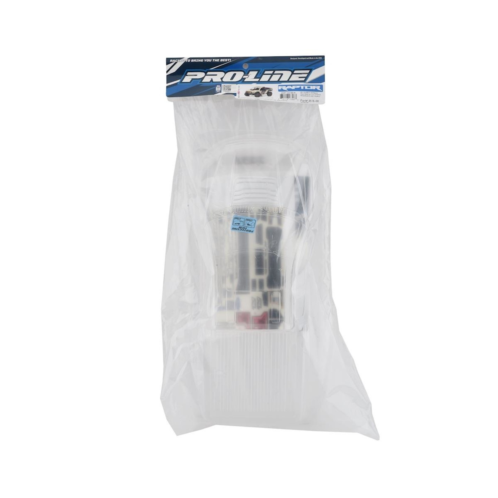 Pro-Line #3516-00 Pro-Line 2017 Ford F-150 Raptor 12.3" Rock Crawler Body (Clear)