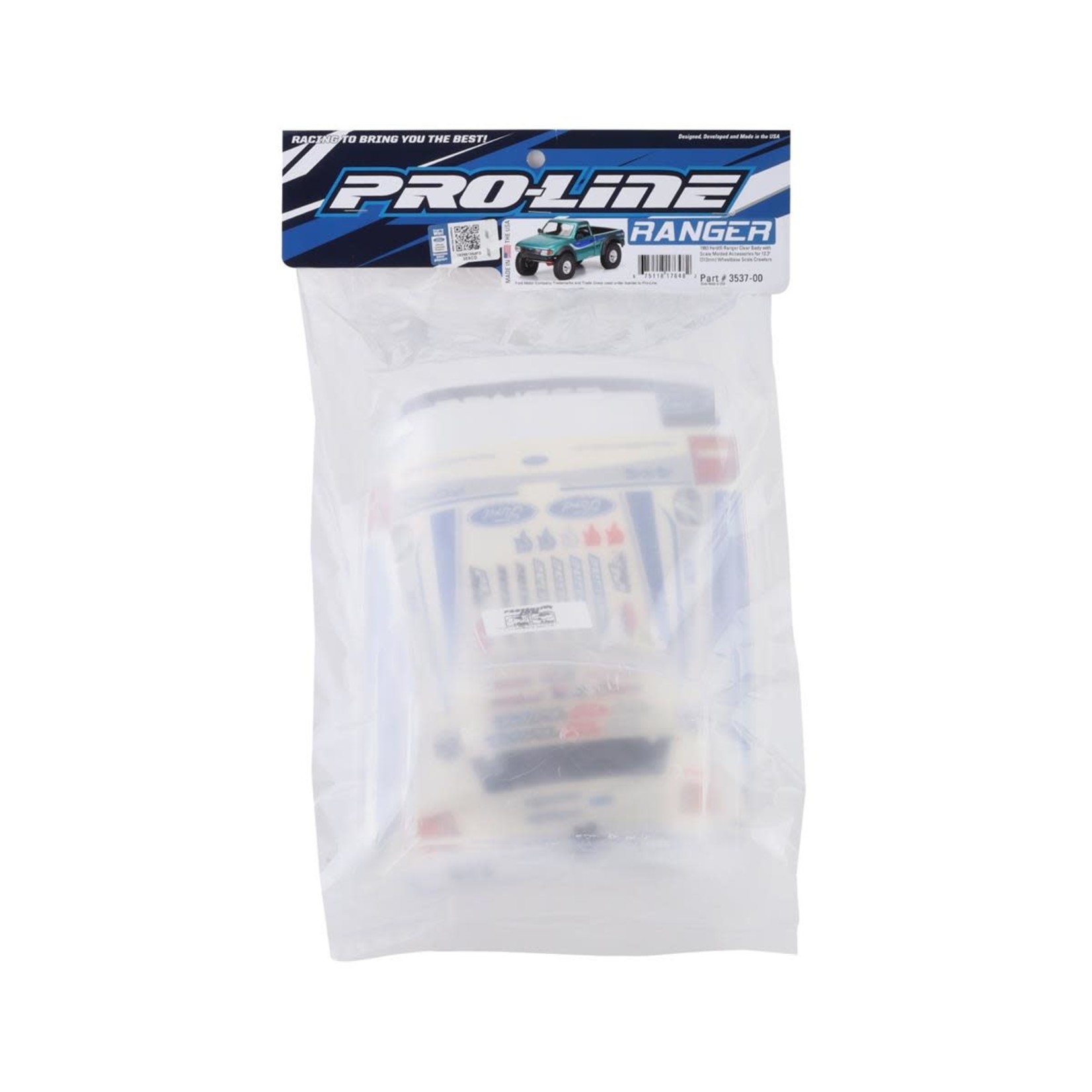 Pro-Line #3537-00 Pro-Line 1993 Ford Ranger 12.3" Crawler Body (Clear)