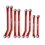 Treal #X003AE97HV Treal Axial SCX24 High Clearance Link Set (8pc) (Red)