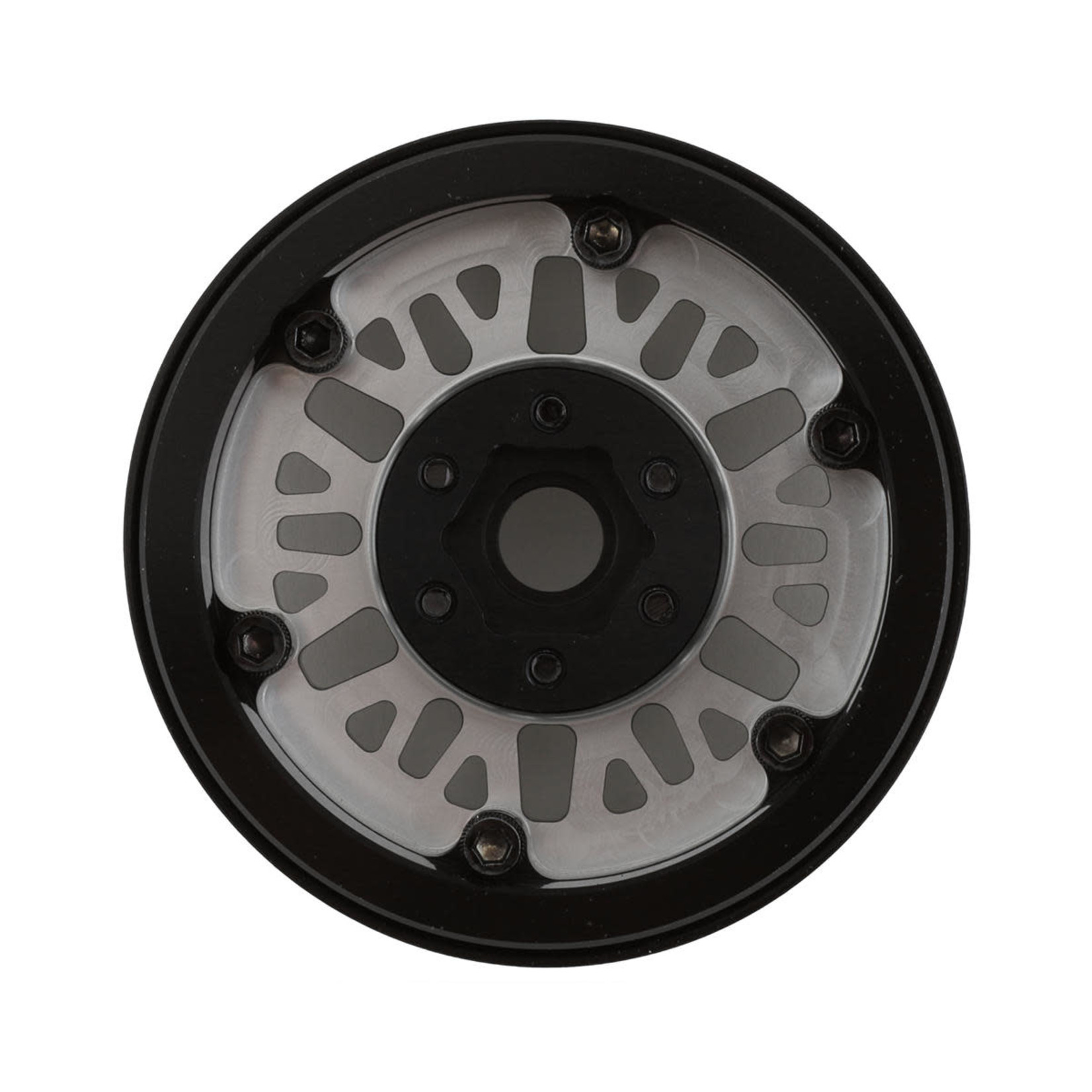 SSD RC #SSD00534 SSD RC Mesh 1.9" Beadlock Crawler Wheels (Silver) (2)